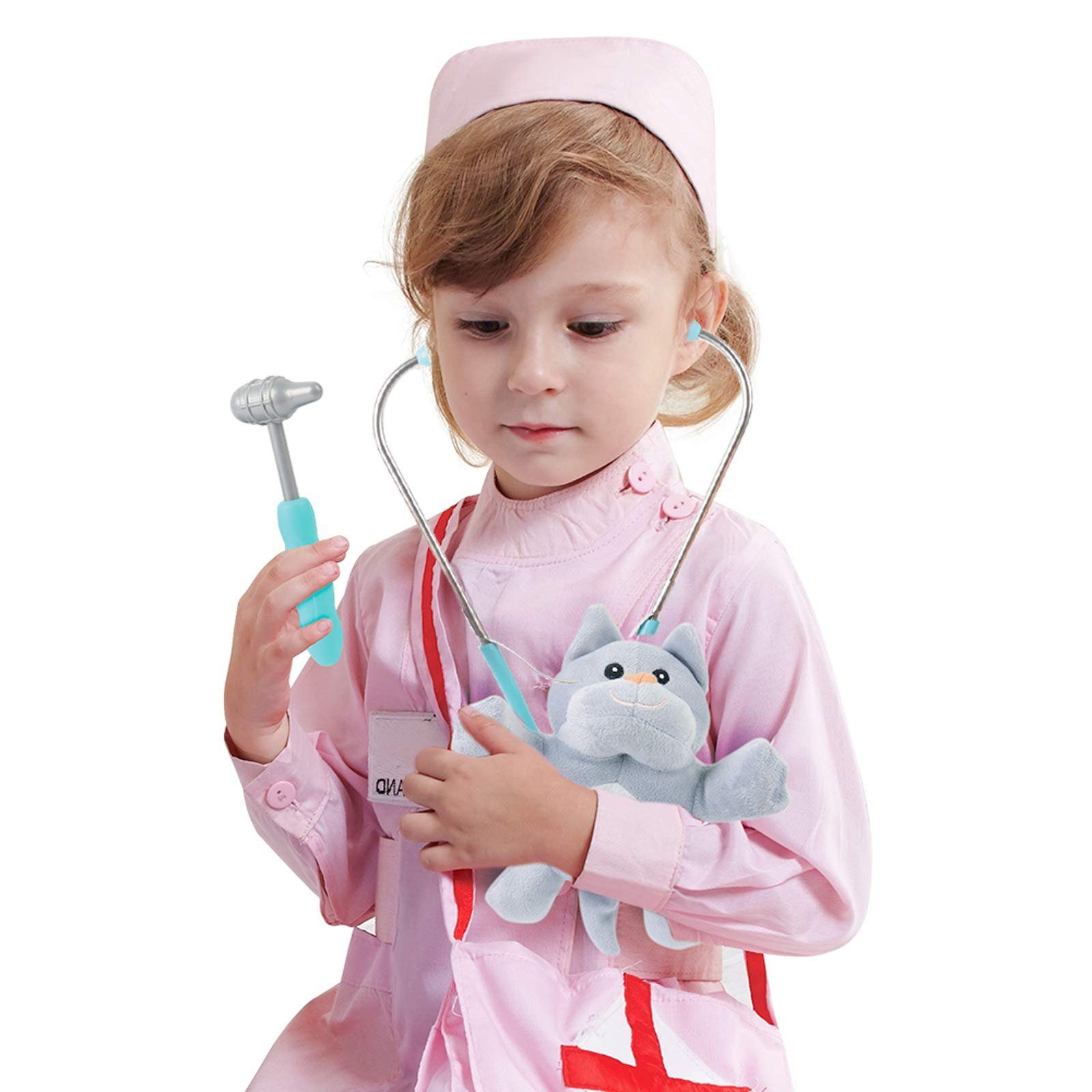 kramow Tierarzt Rollenspiel Arztkoffer Lernspielzeug mit Rucksack Spielzeug für 