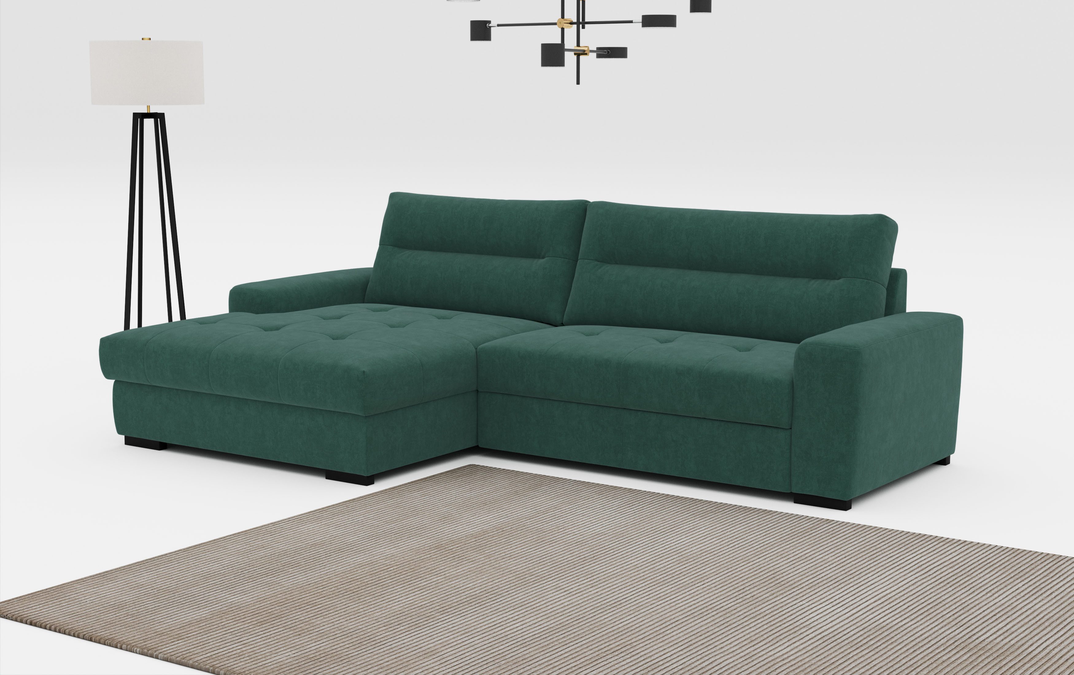 COTTA Ecksofa "Cappa L-Form", wahlweise mit Bettfunktion & Bettkasten günstig online kaufen