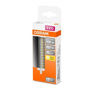 Osram LED-Leuchtmittel R7s LED Slim LINE 118mm Stablampe 12W, R7s, Warmweiß