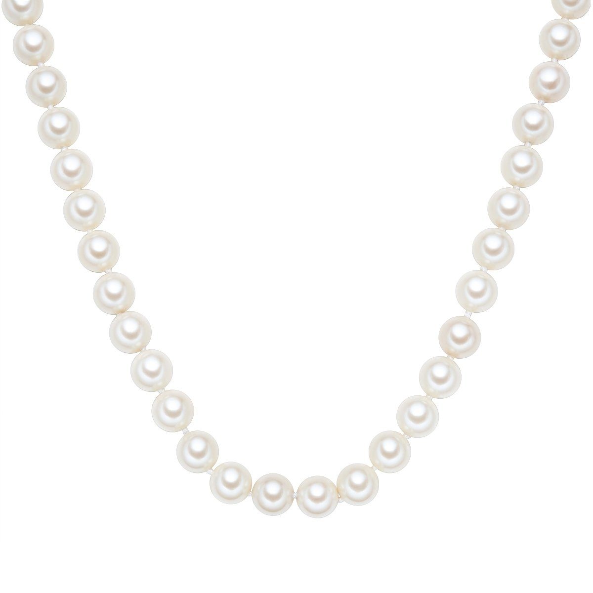 Lulu & Jane Perlenkette Kette Muschelkernperle weiß | Perlenketten