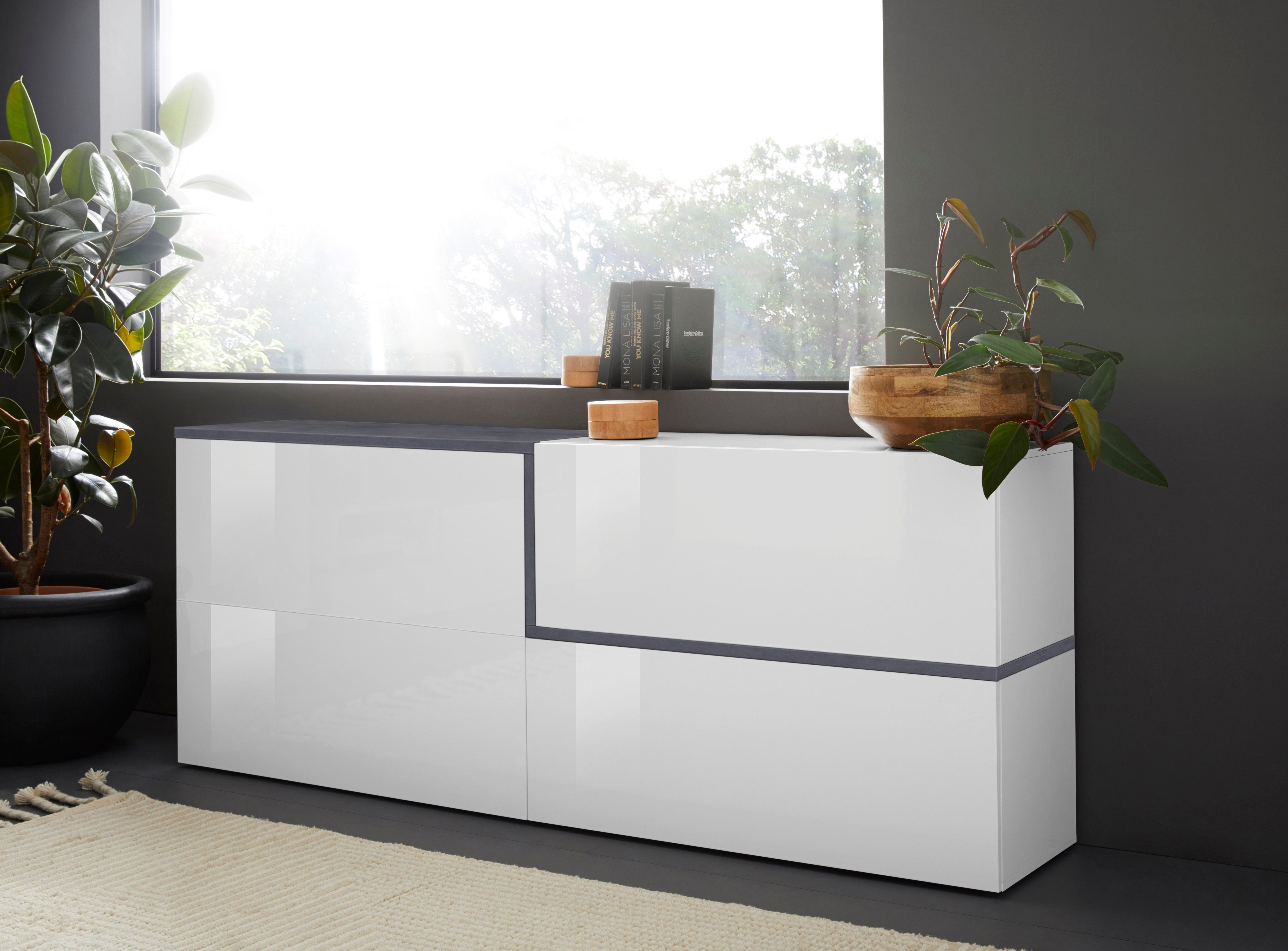 INOSIGN Sideboard "Zet" Breite 210 cm günstig online kaufen