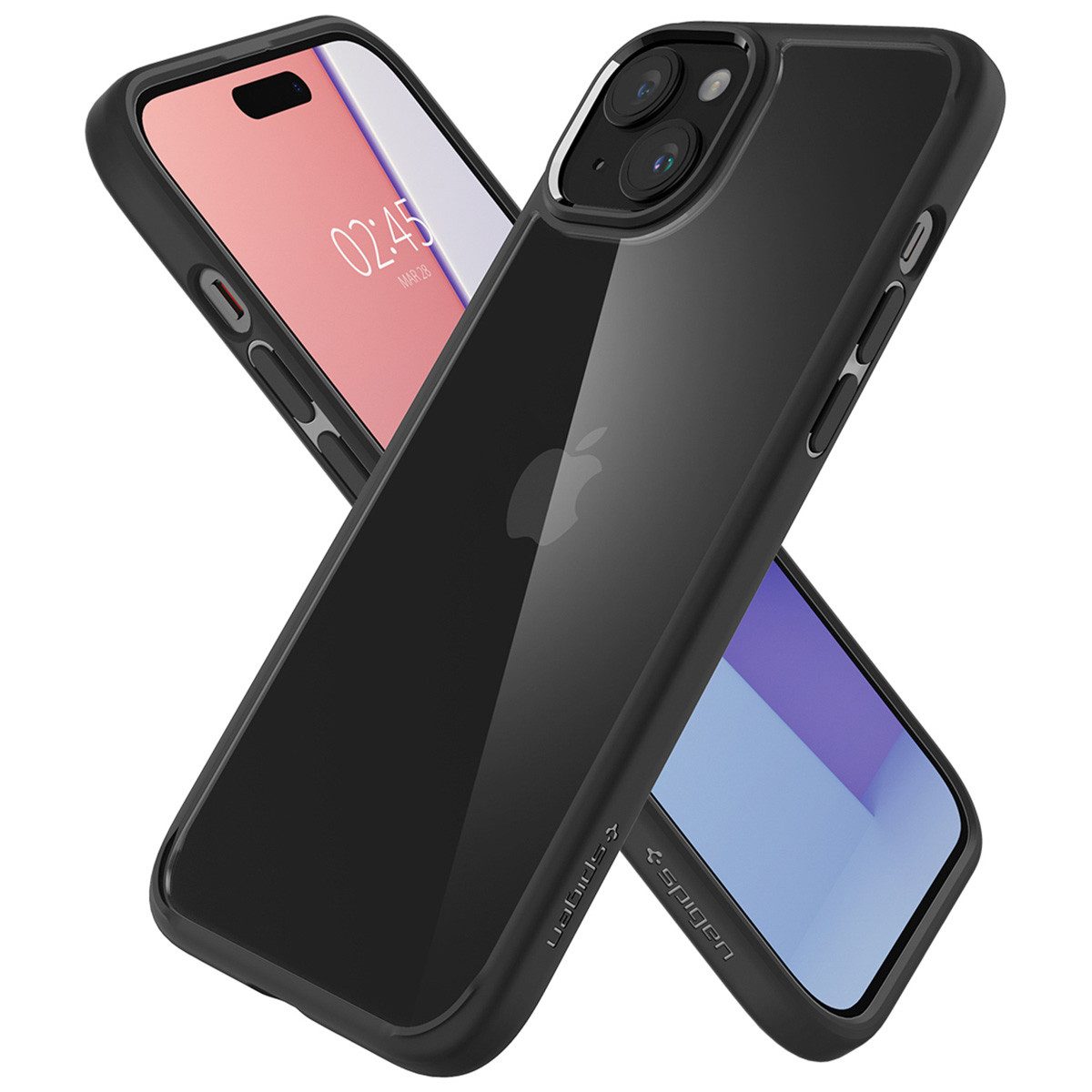 Spigen Backcover Spigen Ultra Hybrid™ Case für das Apple iPhone 15 - Matte Black