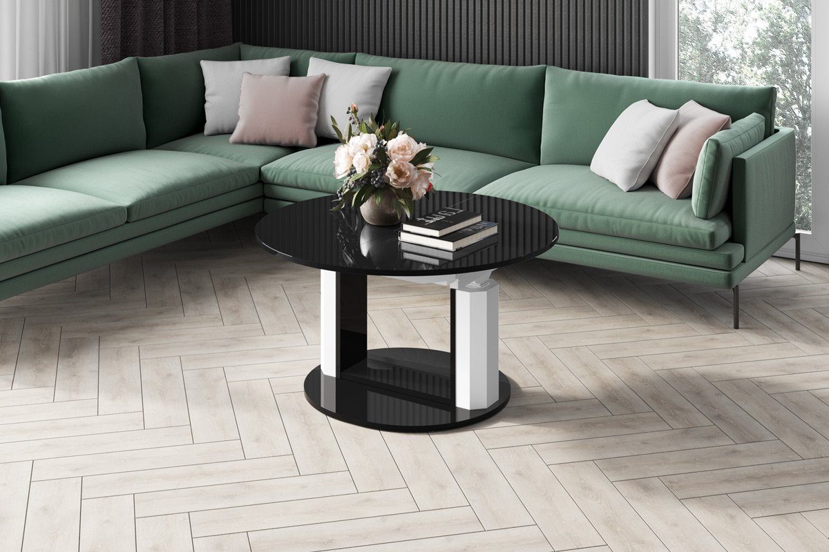 designimpex Couchtisch Design HEM-111 Hochglanz ausziehbar günstig online kaufen