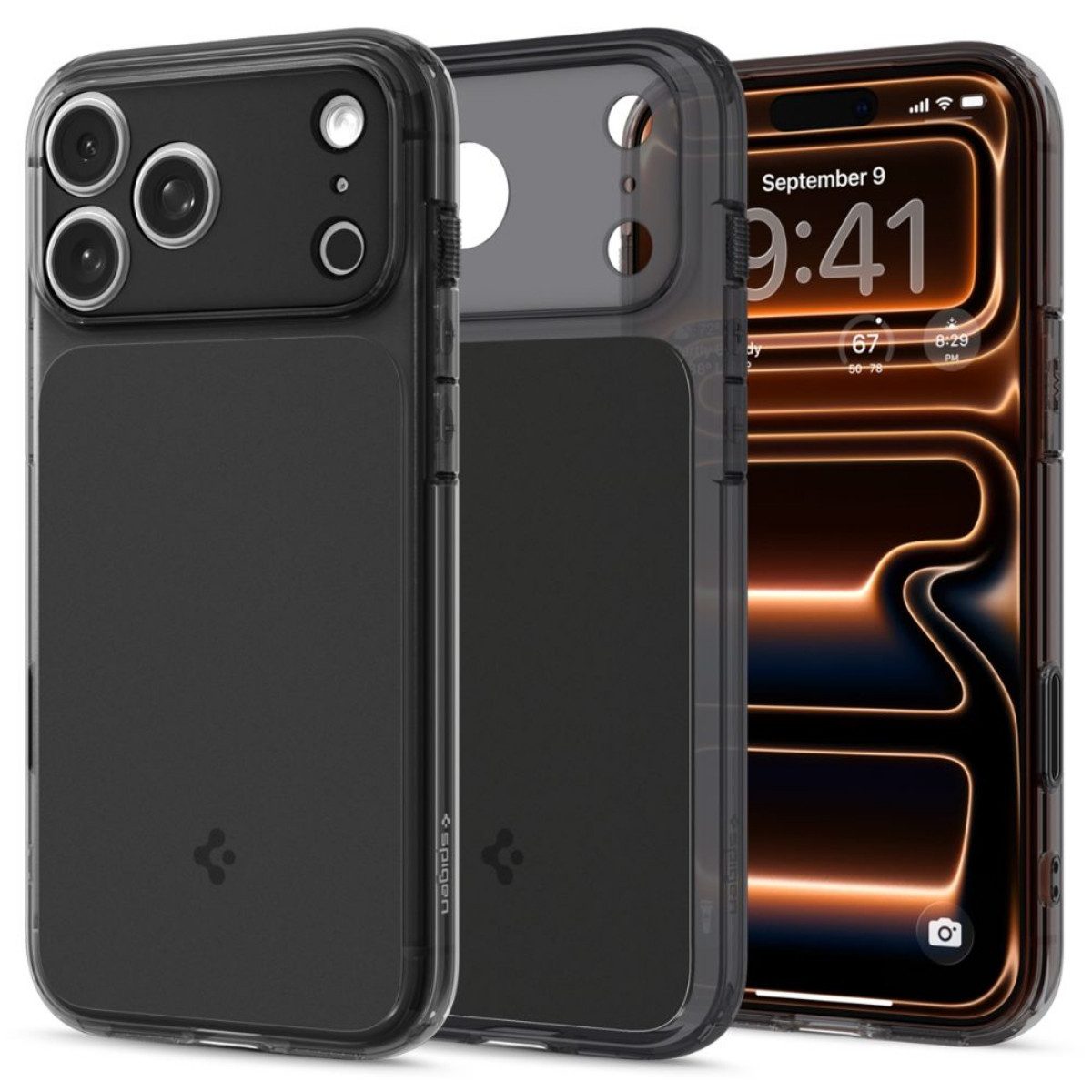 Spigen Handyhülle Ultra Hybrid T mit Magnetfunktion Kompatibel mit iPhone 17 Pro Max 6,9, Hybridhülle mit integrierter Magnetfunktion und stoßdämpfendem Rahmen
