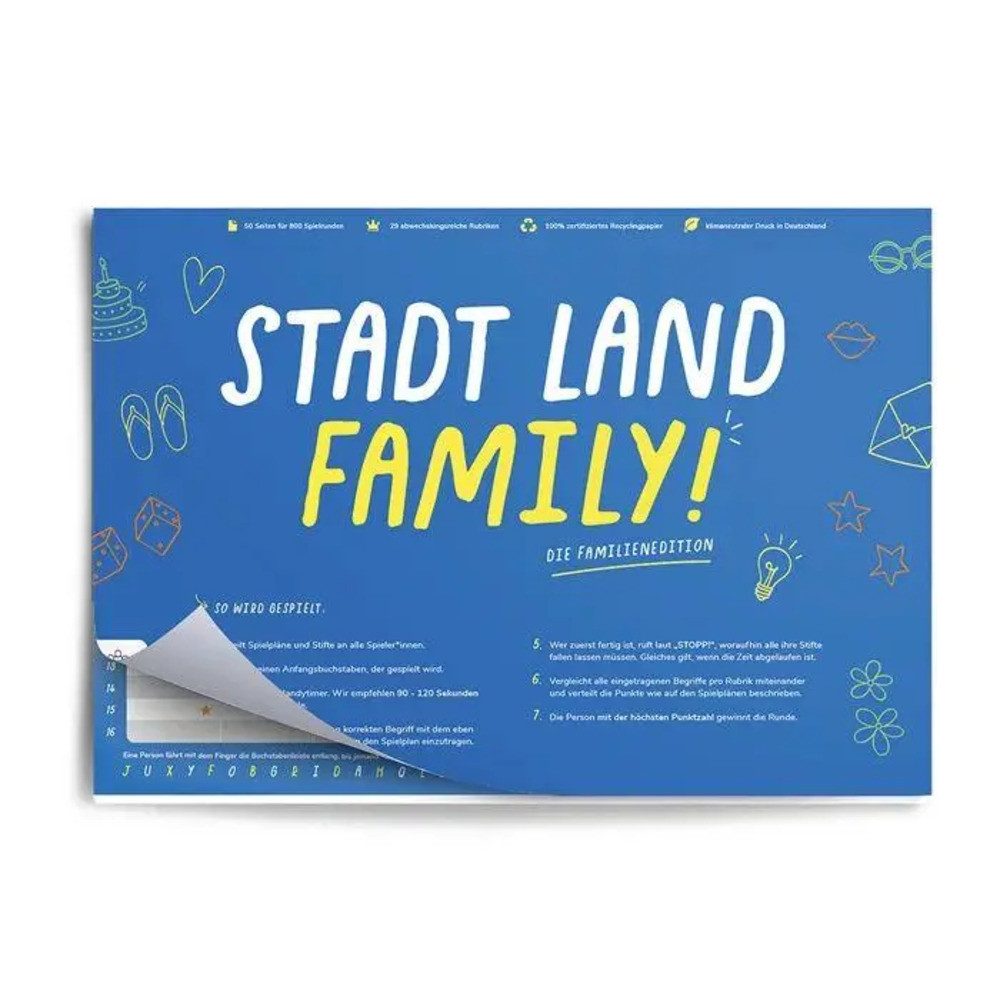 BrainBox Spiel Simon & Jan - Stadt Land Family