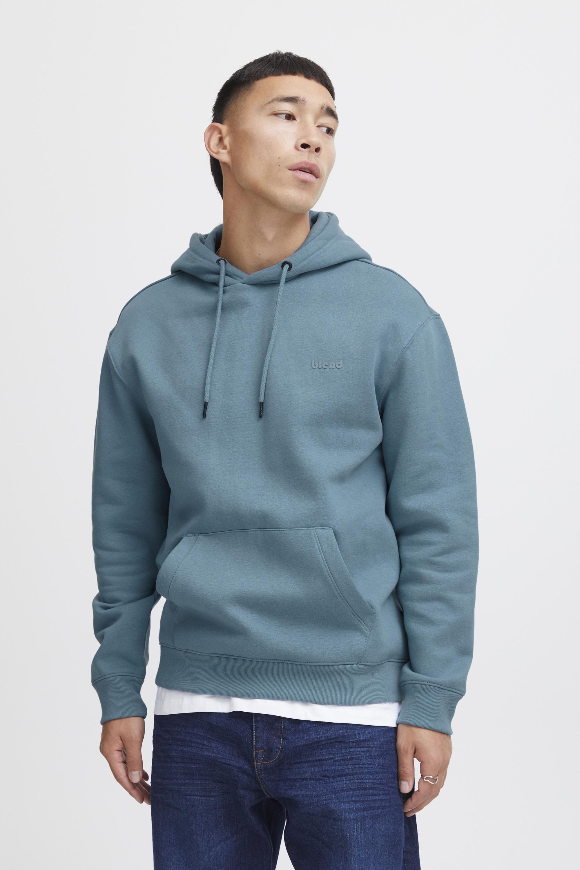 Blend Kapuzenpullover BHDownton Klassisches Sweatshirt mit Rundhalsausschni günstig online kaufen