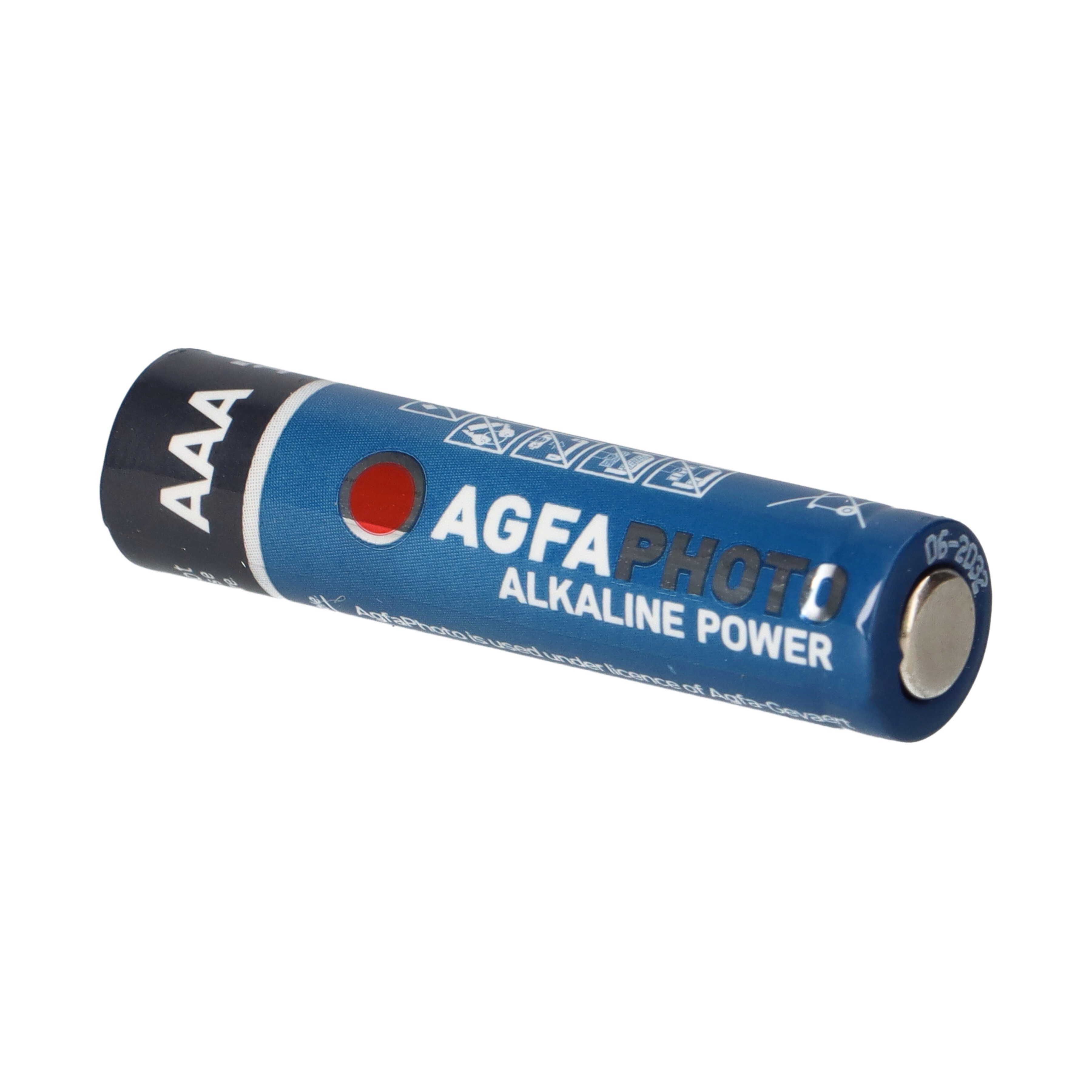 24 Alkaline AGFAPHOTO Stück 1.5V Micro AAA AgfaPhoto Batterie Batterie LR03