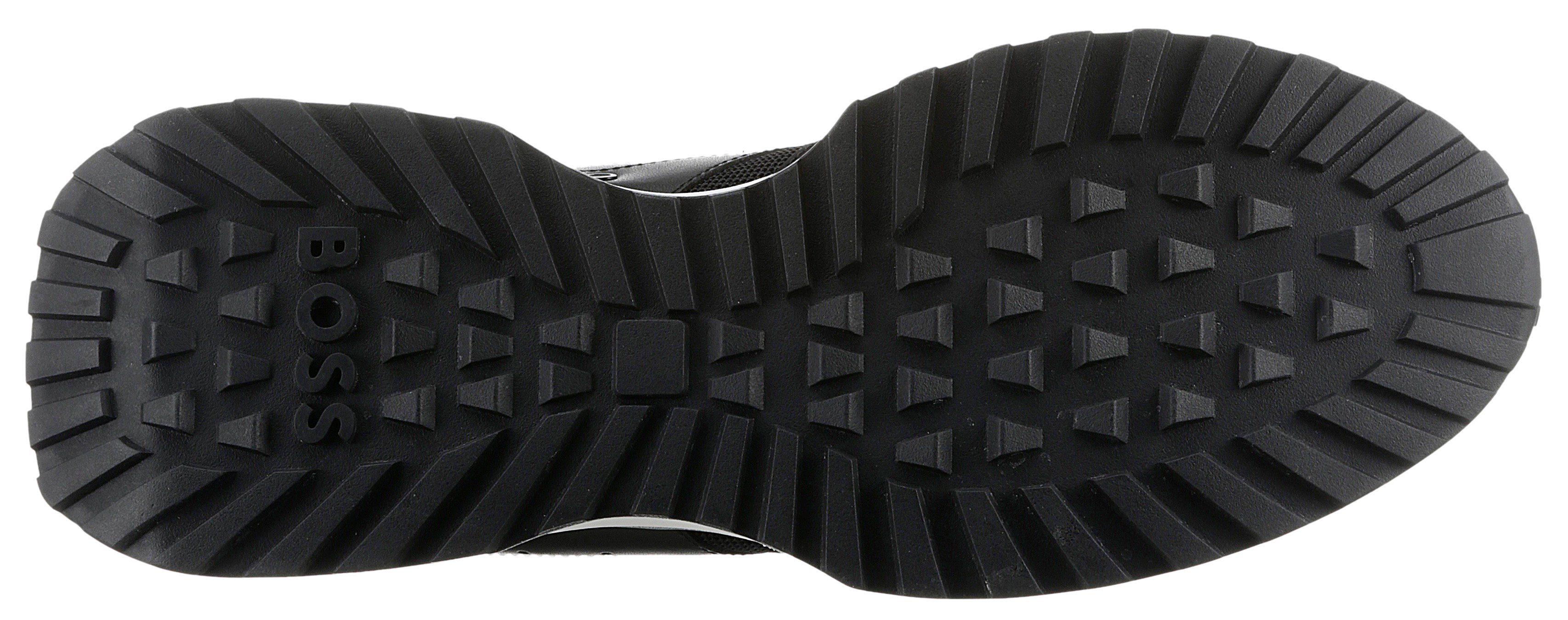 BOSS Jonah_Runn Sneaker mit schwarz BOSS-Markenlabel kombiniert