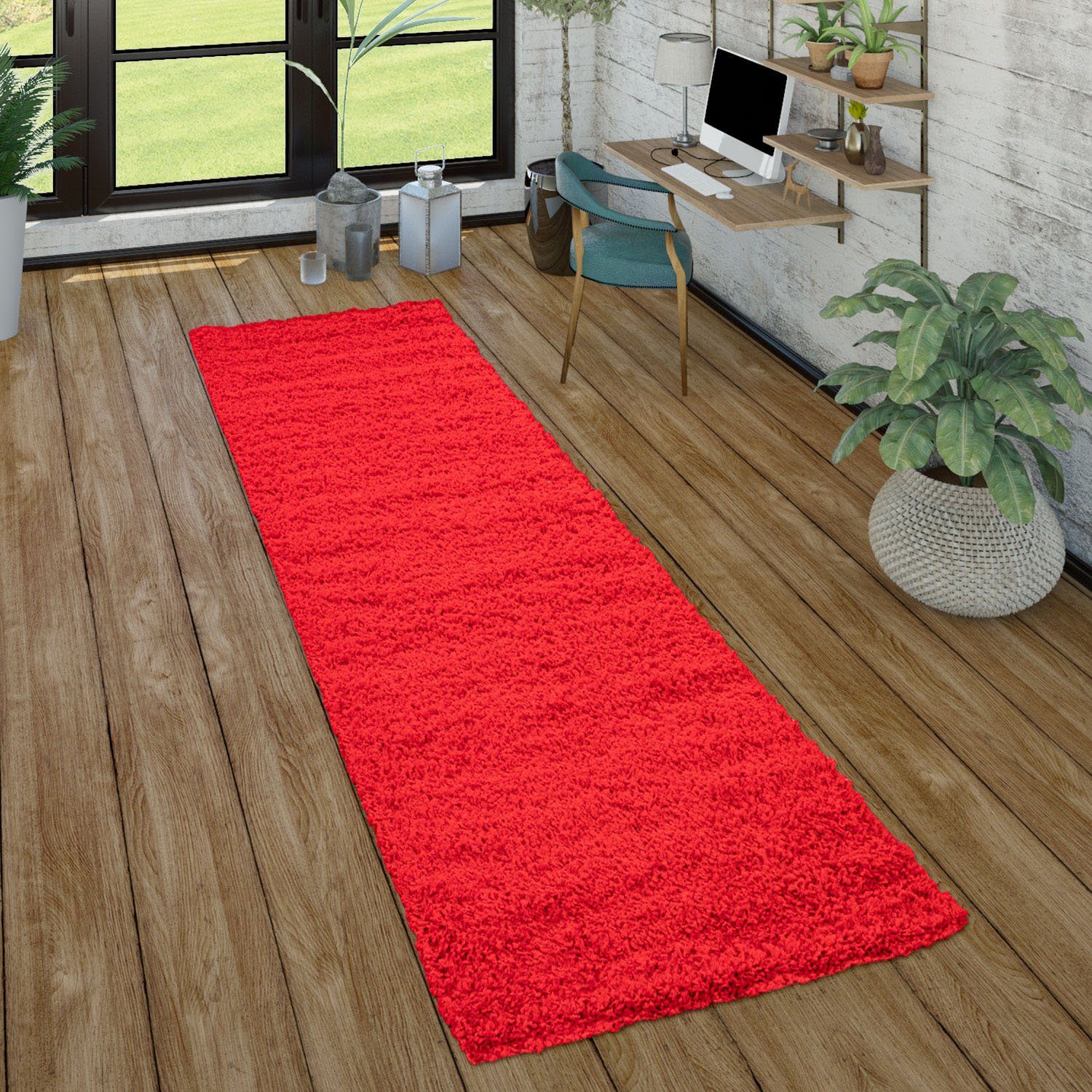 Paco Home HochflorTeppich Sky 250, rechteckig, Höhe 34 mm, gewebt