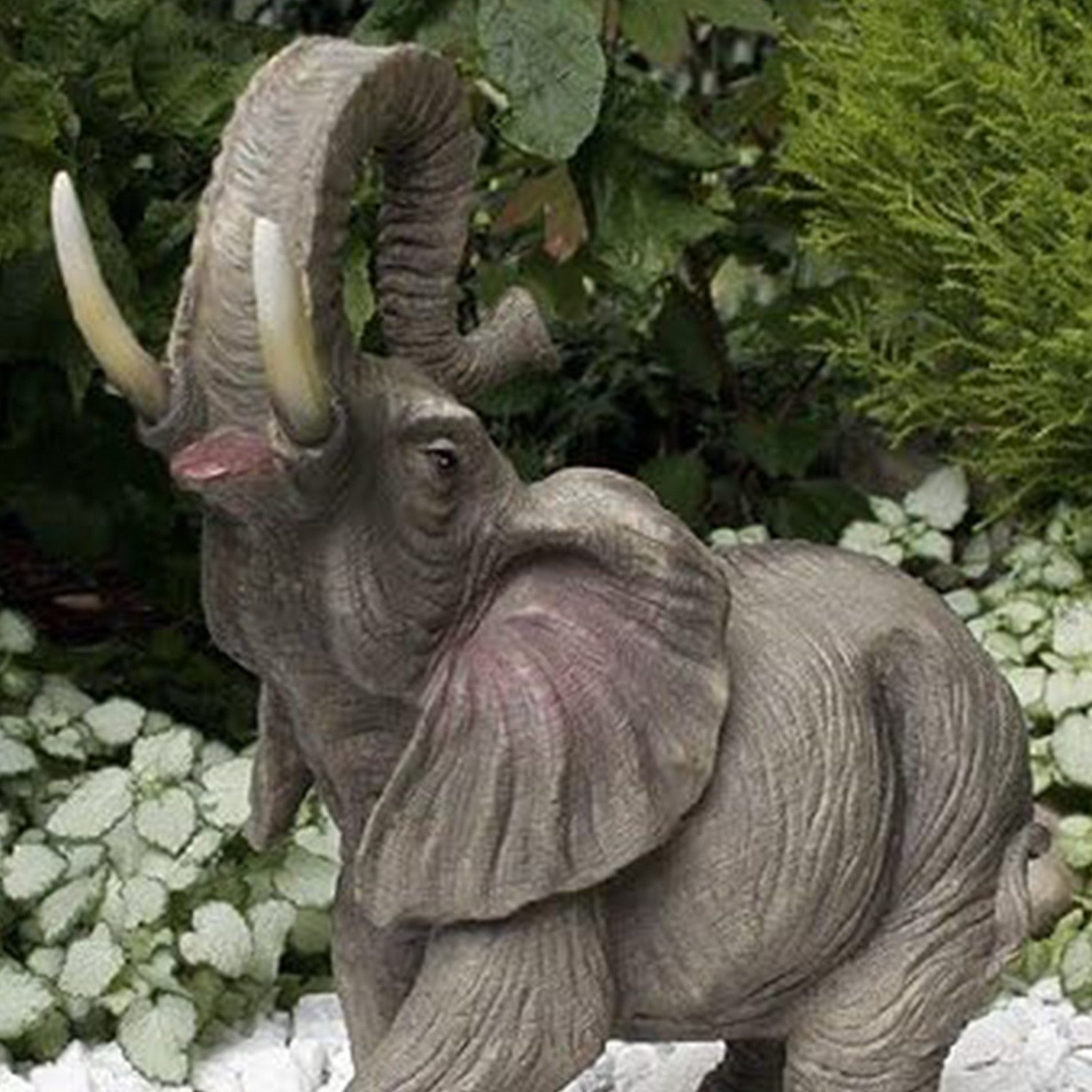 Fachhandel Plus Tierfigur Glückselefant Jambo Elephant afrikanische Elefantenskulptur Elefant, handbemalt, jedes ein Unikat