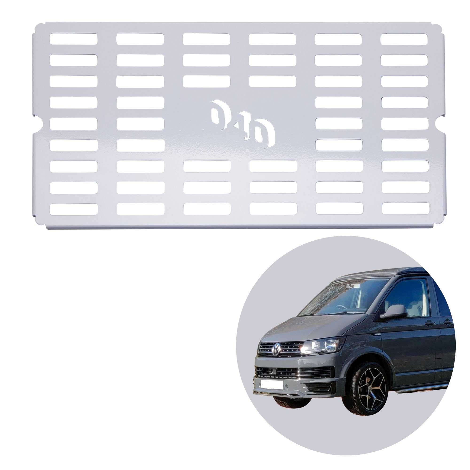 040Parts Spanngurt 040 Parts Aluminium Kühltruhenblech für VW T6.1 T6 T5 T4 California