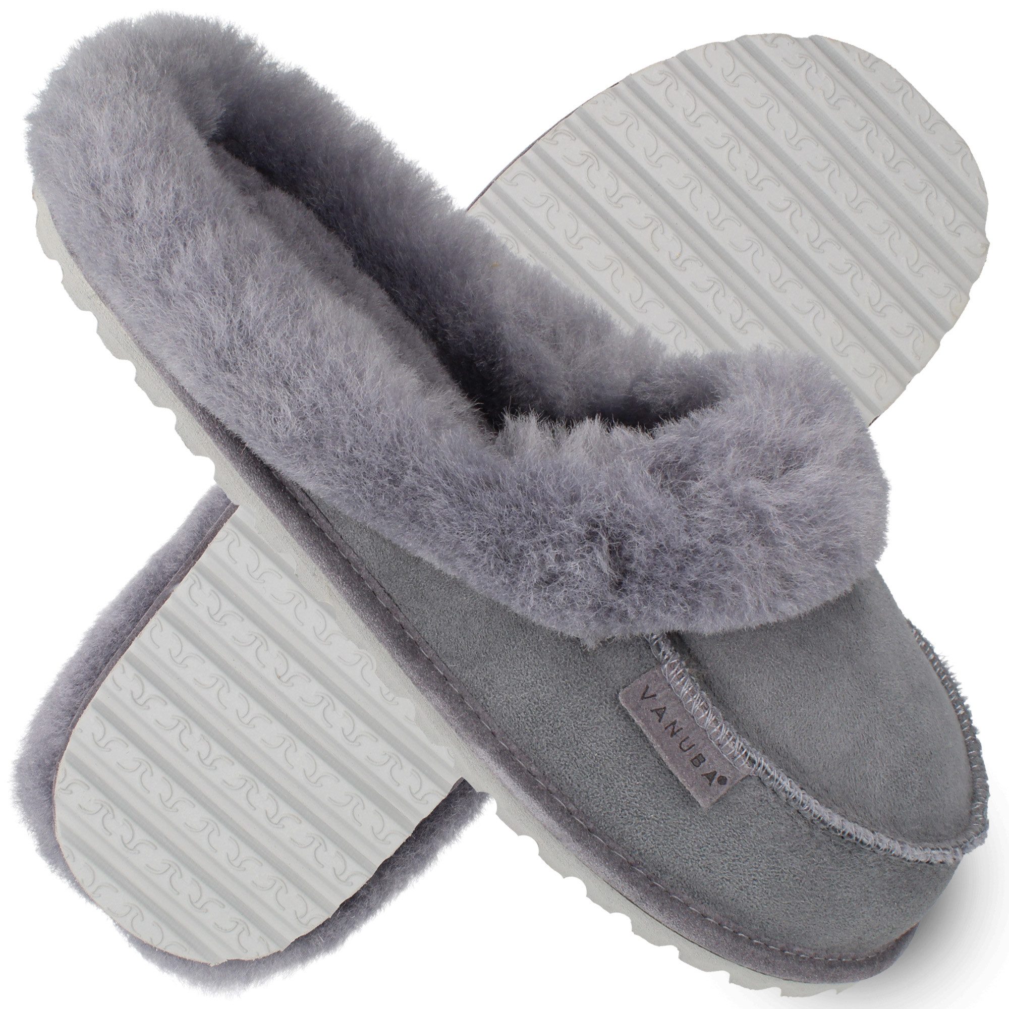 Vanuba NAJDI II Damen Hausschuh Echtleder Валянки/Winter-Hausschuhe/Gefüttert