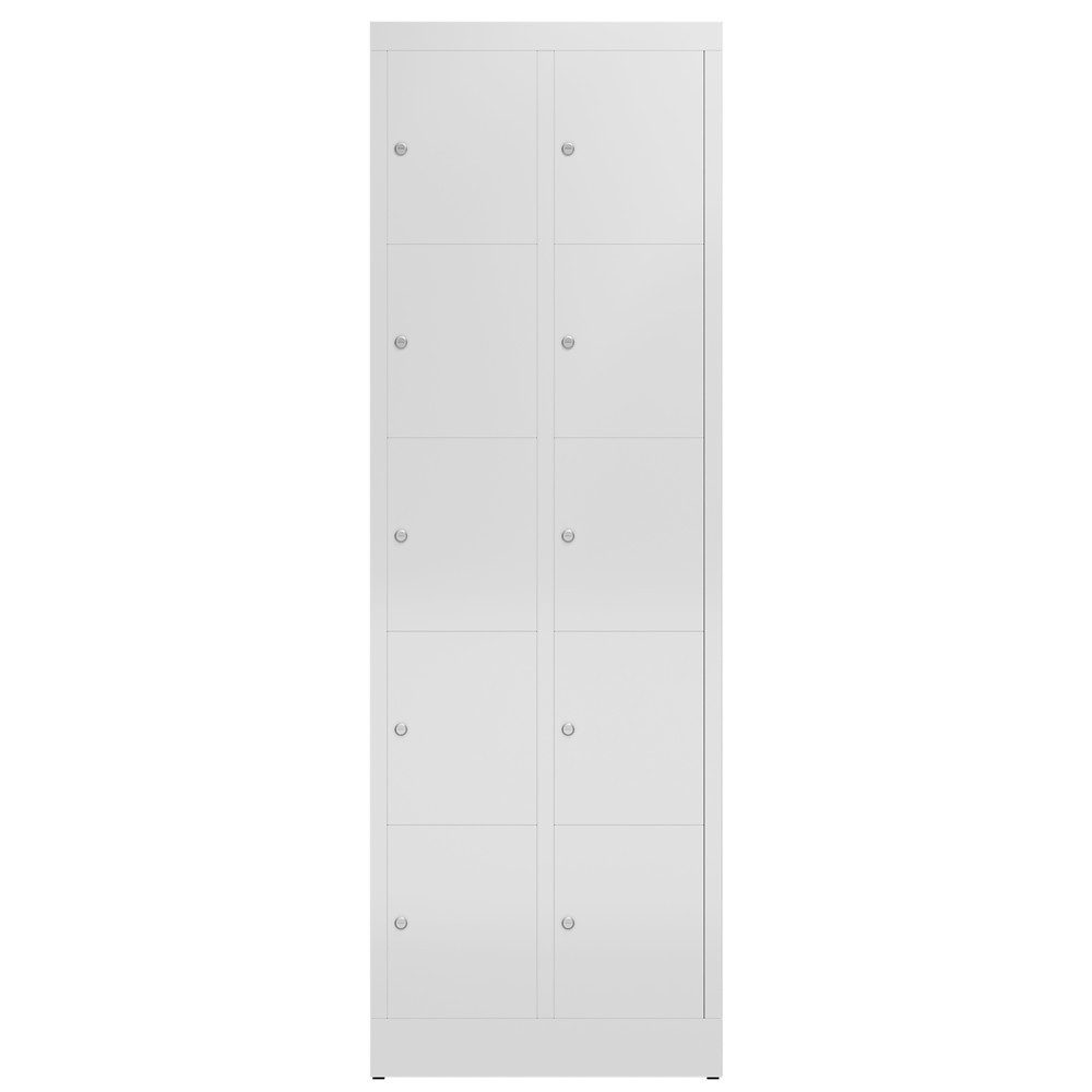 Steelboxx Fächerschrank Schließfachschrank 10 Fächer Spind 180x60x50cm (1-S günstig online kaufen