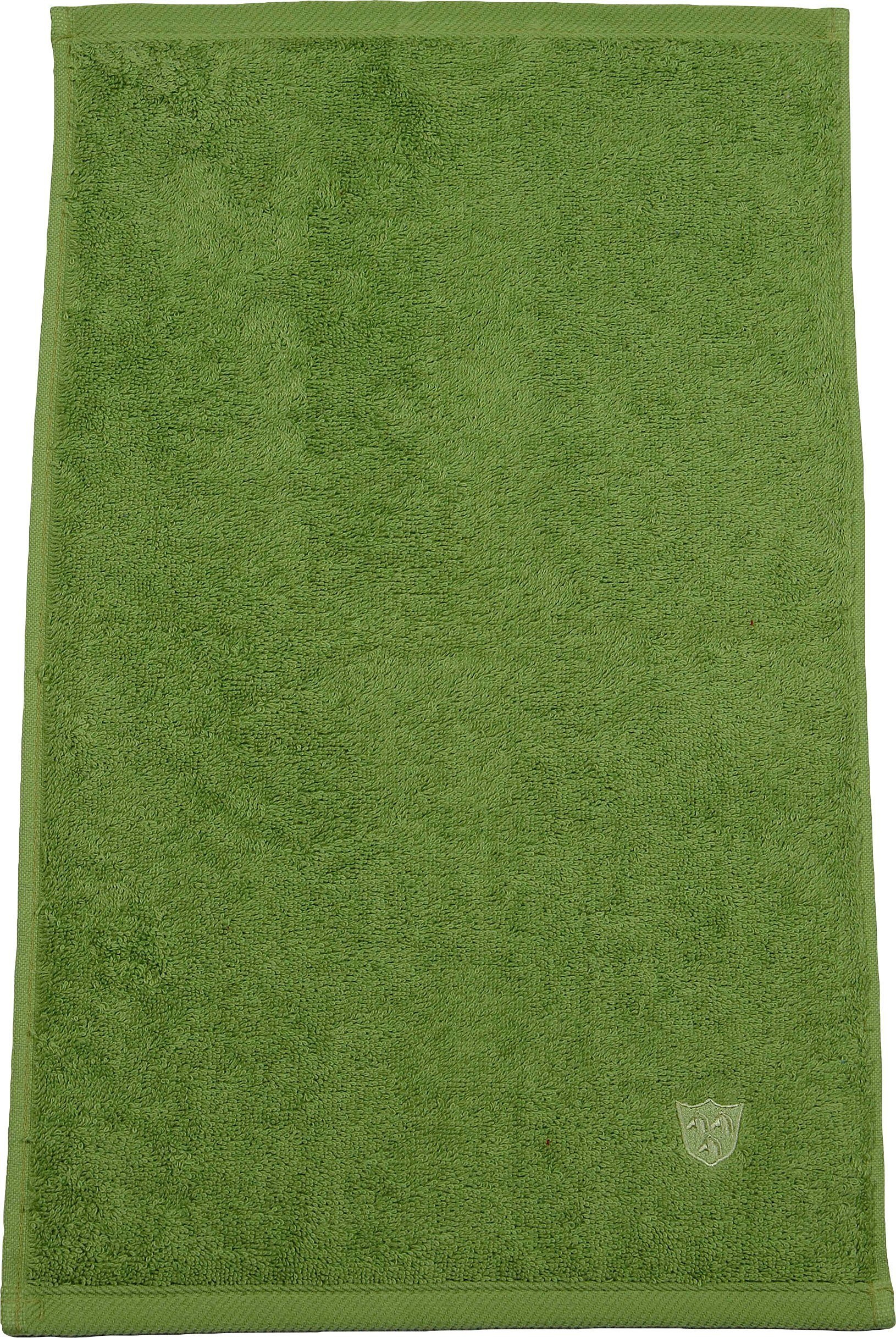 ROSS Gästehandtücher Vita 4004, Frottier (6-St), Bestickung ROSS-Emblem