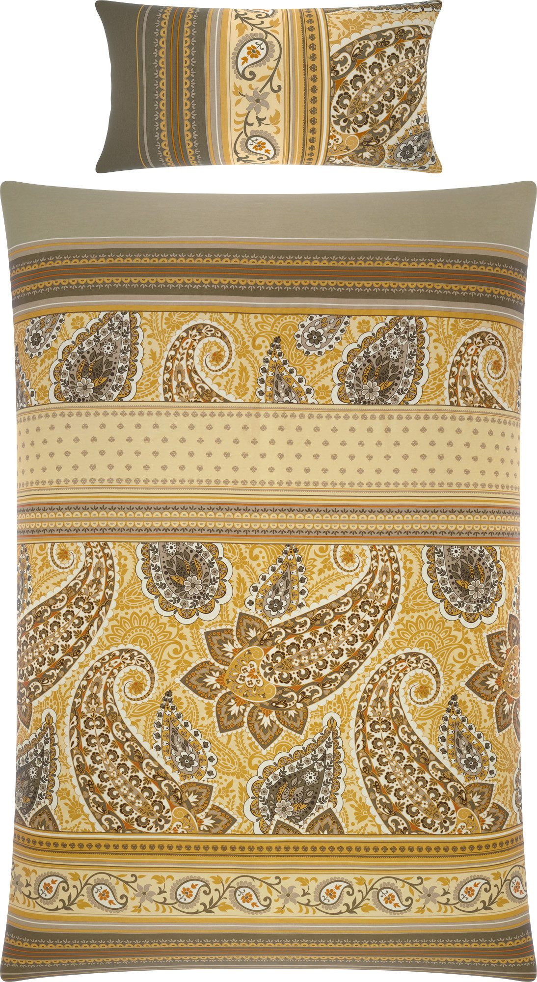 Erwin Müller Bettwäsche Bettwäsche, Mako-Satin, Paisley