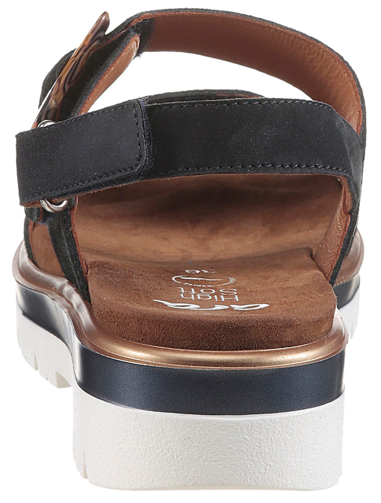 Ara MALAGA Plateausandaletten, Plateausandale, Klettschuh in Bequemweite G (weit)