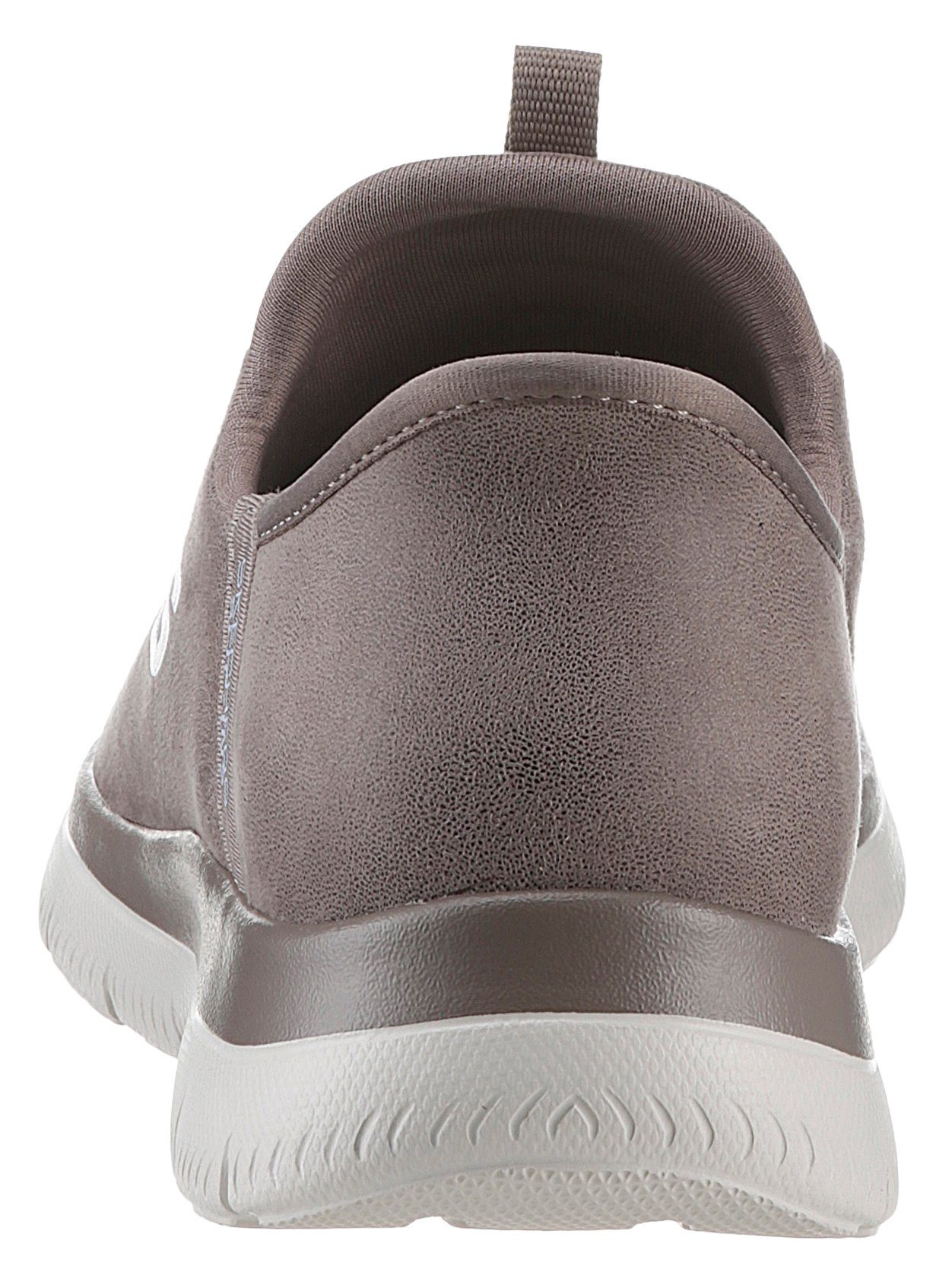 Skechers SUMMITS Slip-On Sneaker Slipper, Freizeitschuh, Halbschuh in veganer Verarbeitung