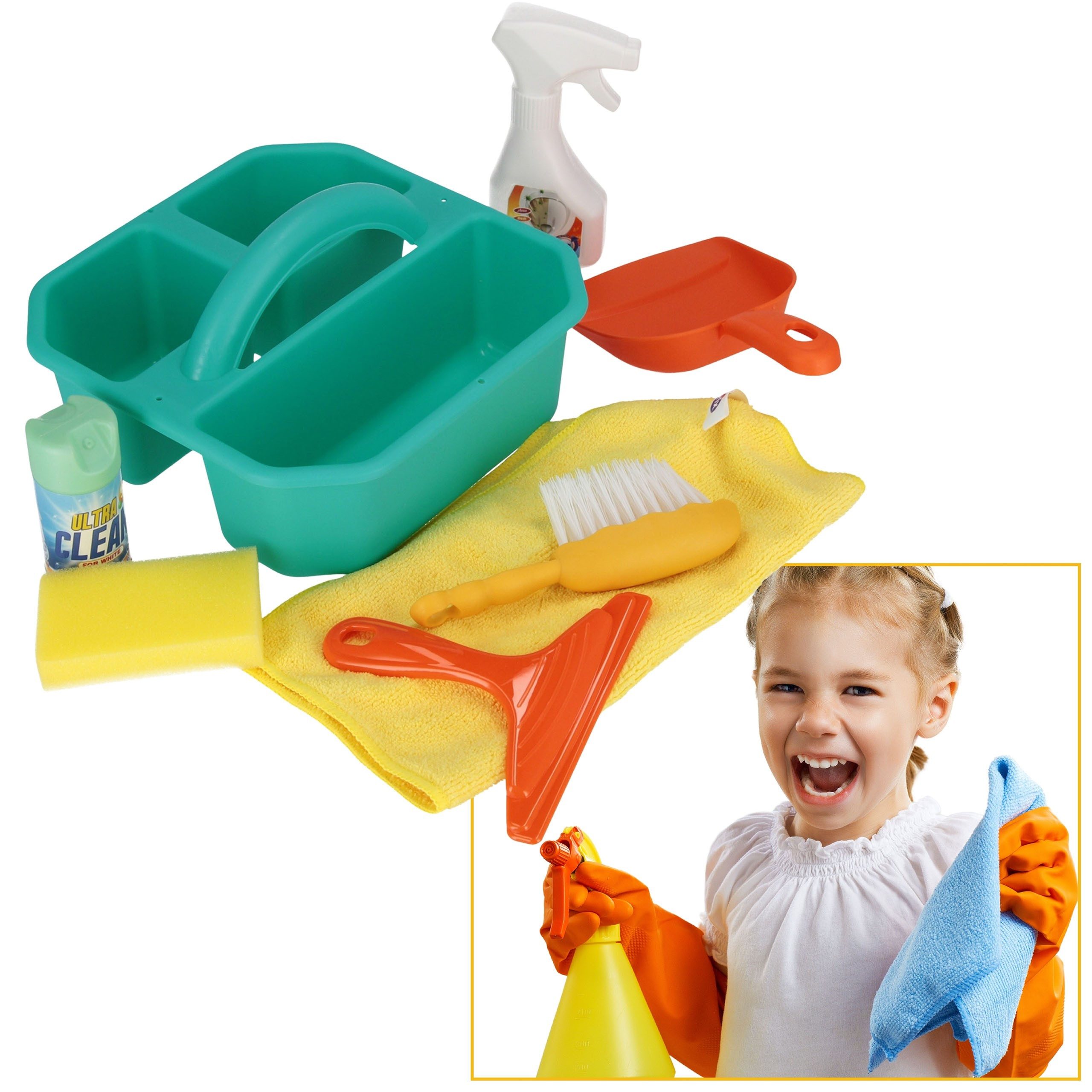 Sarcia.eu Spielgeschirr Reinigungsset für Kinder ab 3+ Jahren MEGA CREATIVE