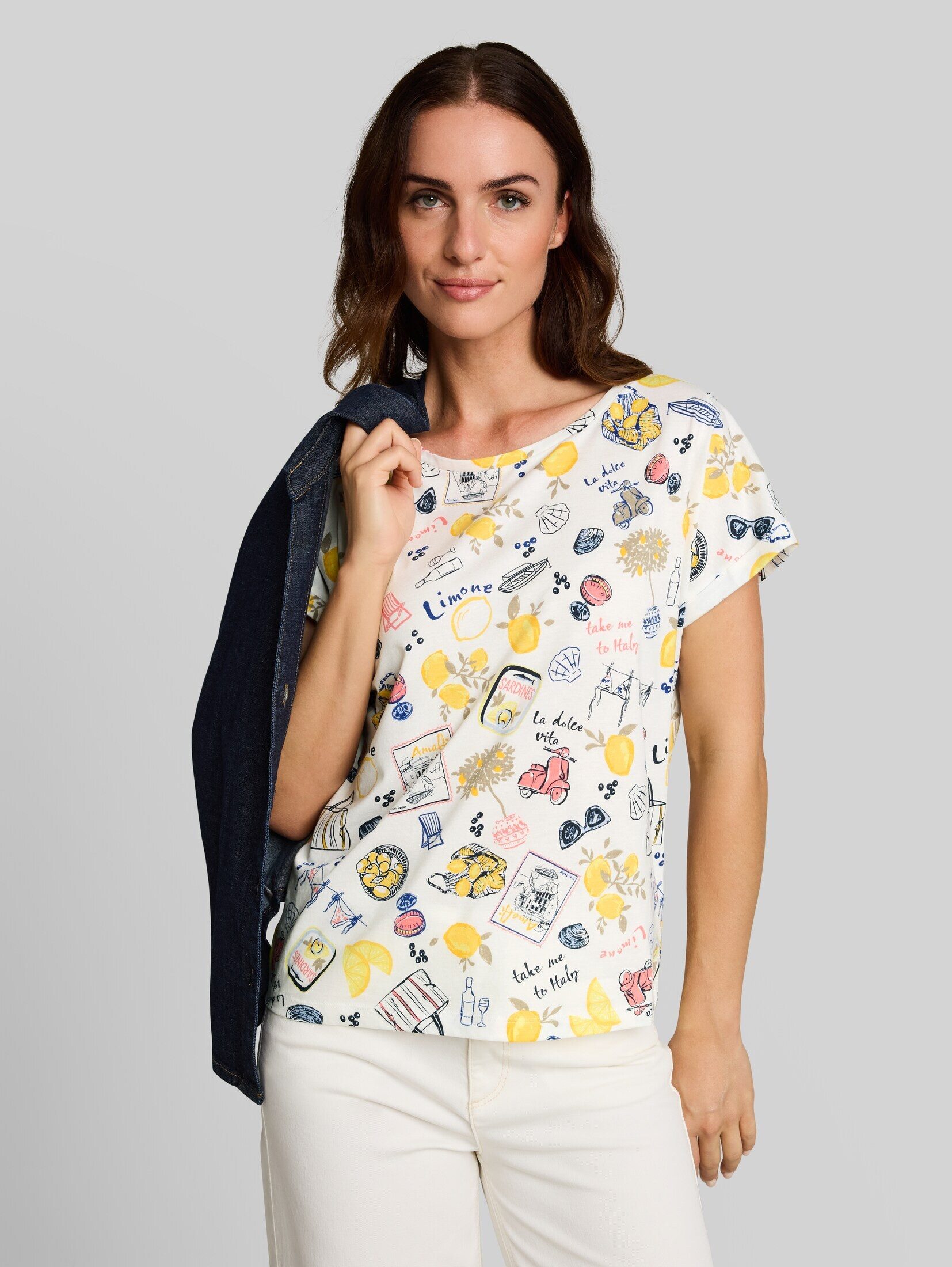 TOM TAILOR T-Shirt T-Shirt T-Shirt mit Allover-Print