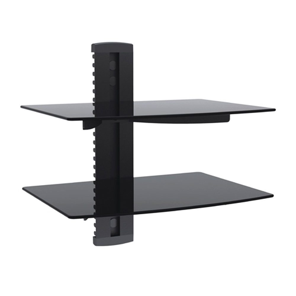 Systafex® Wandhalterung Audio Video Geräte Wandhalterung Halterung Universal A/V 2x Bord