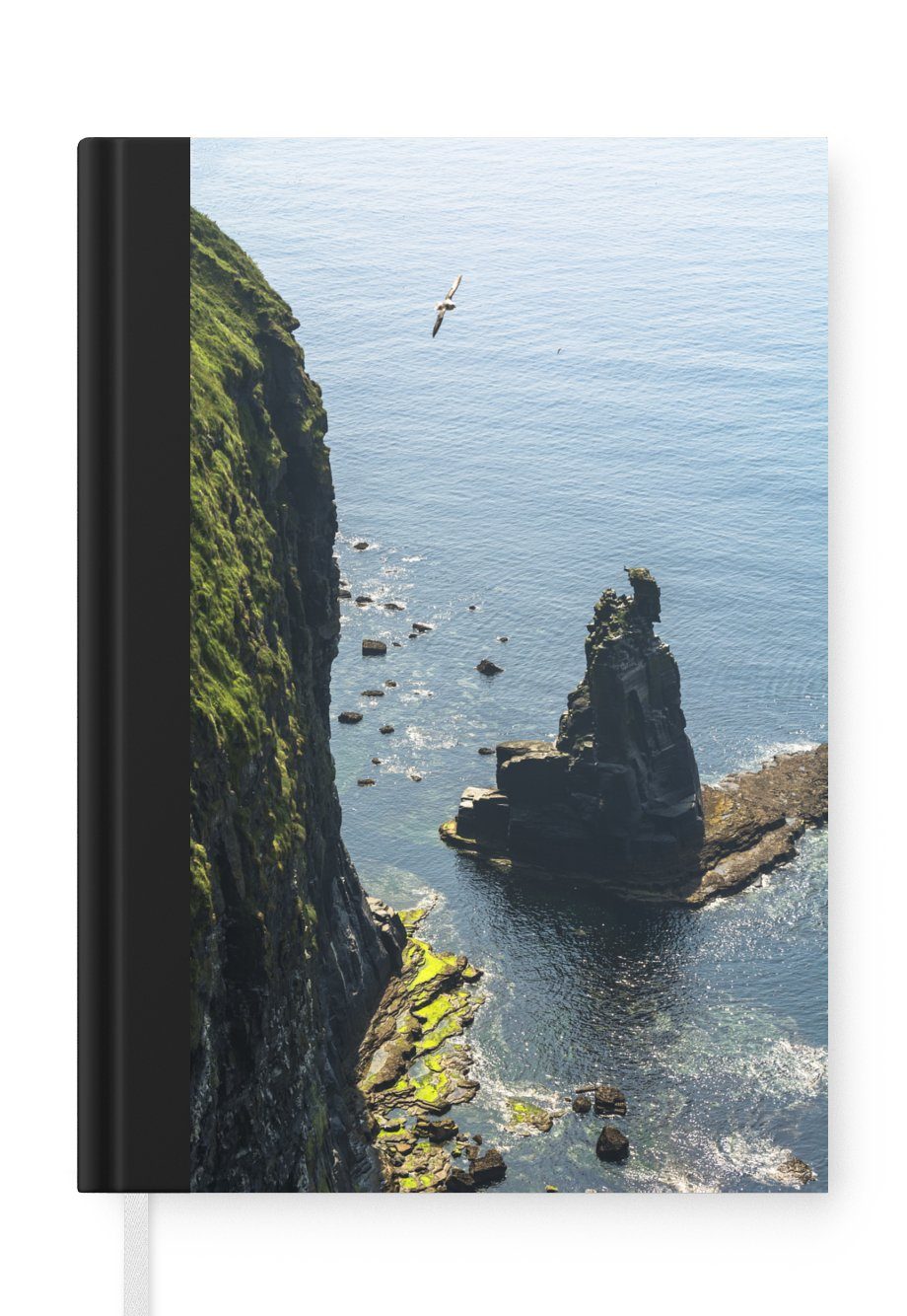 Journal, 98 Notizbuch die Cliffs Tagebuch, Haushaltsbuch Moher, Die A5, Merkzettel, Notizheft, Steilküste of Seiten, MuchoWow höchste Irlands,