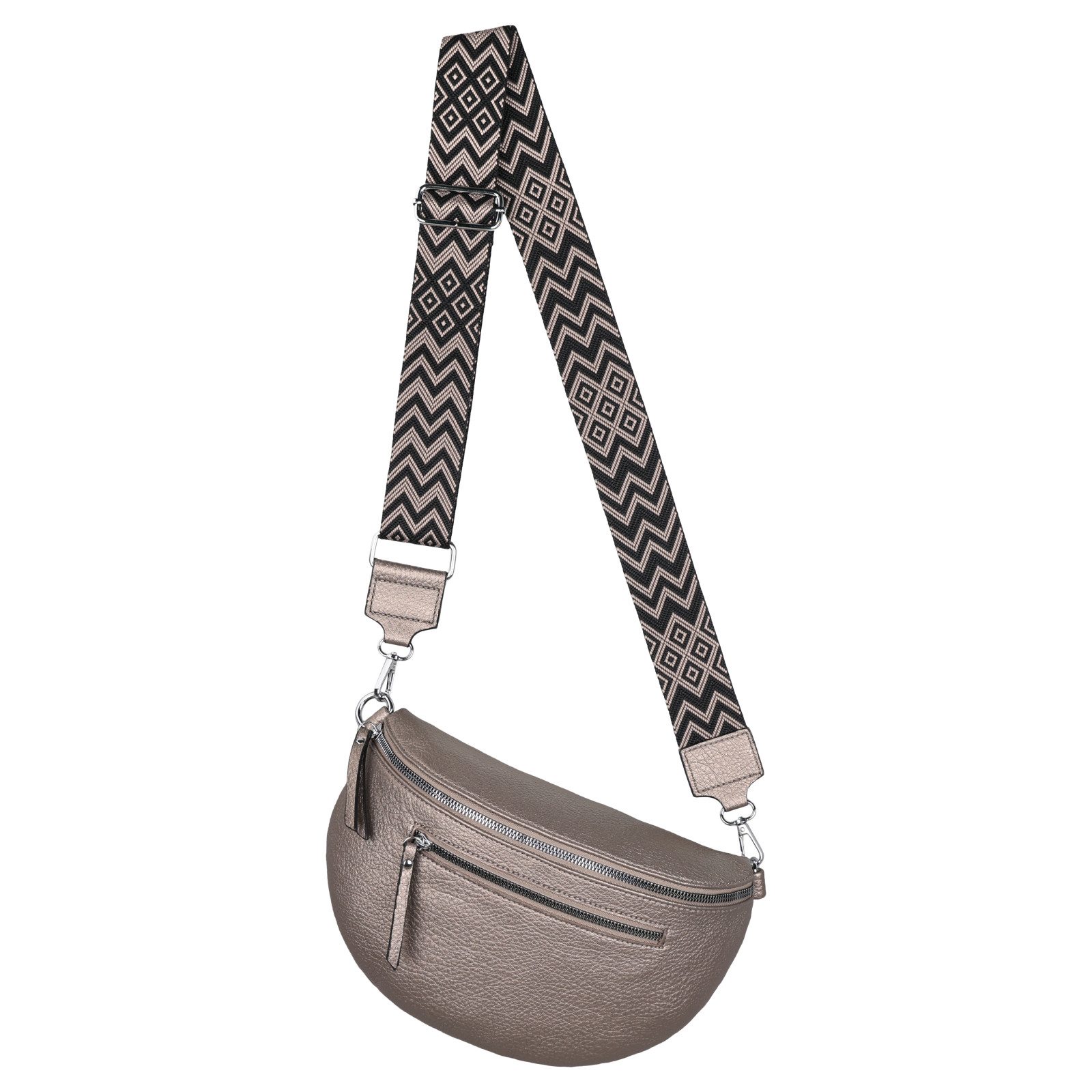 EAAKIE Gürteltasche Bauchtasche Umhängetasche Crossbody-Bag Kunstleder Ital günstig online kaufen