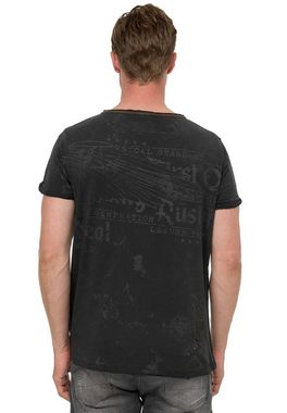 Rusty Neal T-Shirt mit Allover-Druck
