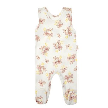 hopsibaby Neugeborenen-Geschenkset Babypaket Babykleidung Erstausstattung Gr.62 Baby-Set Floral (Packung, 4-tlg., Langarmbody – Mütze – Strampler – Babydecke) 100% Baumwolle