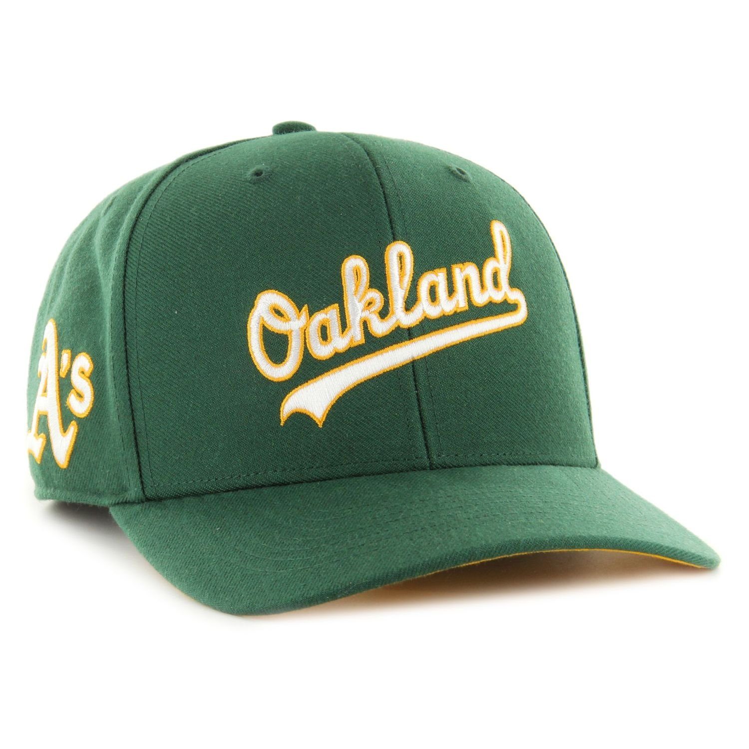 '47 Brand Snapback Cap Deep Profile ZONE SCRIPT Oakland Athletics