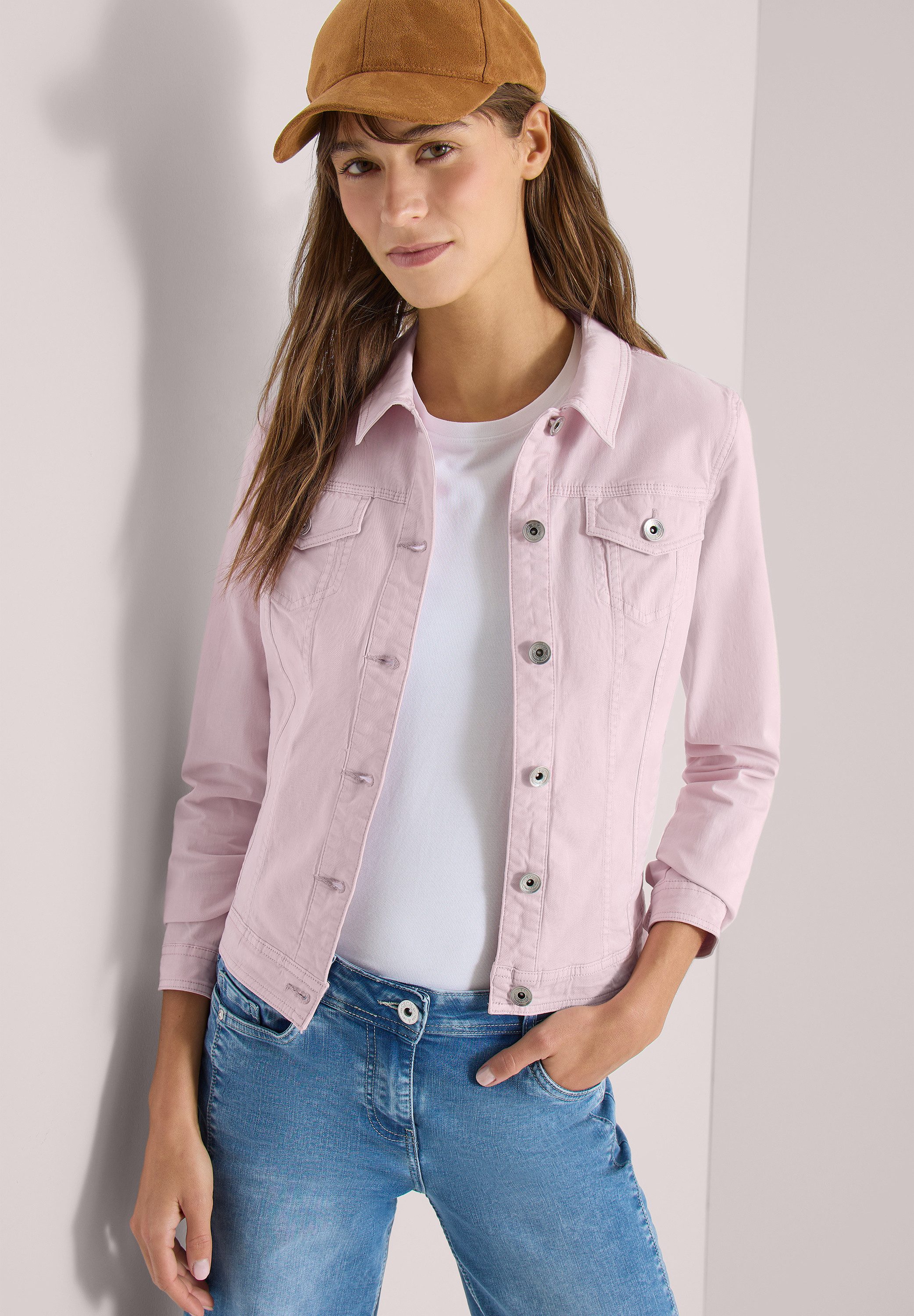 CECIL Jeansjacke aus Baumwolle mit Stretchanteil günstig online kaufen