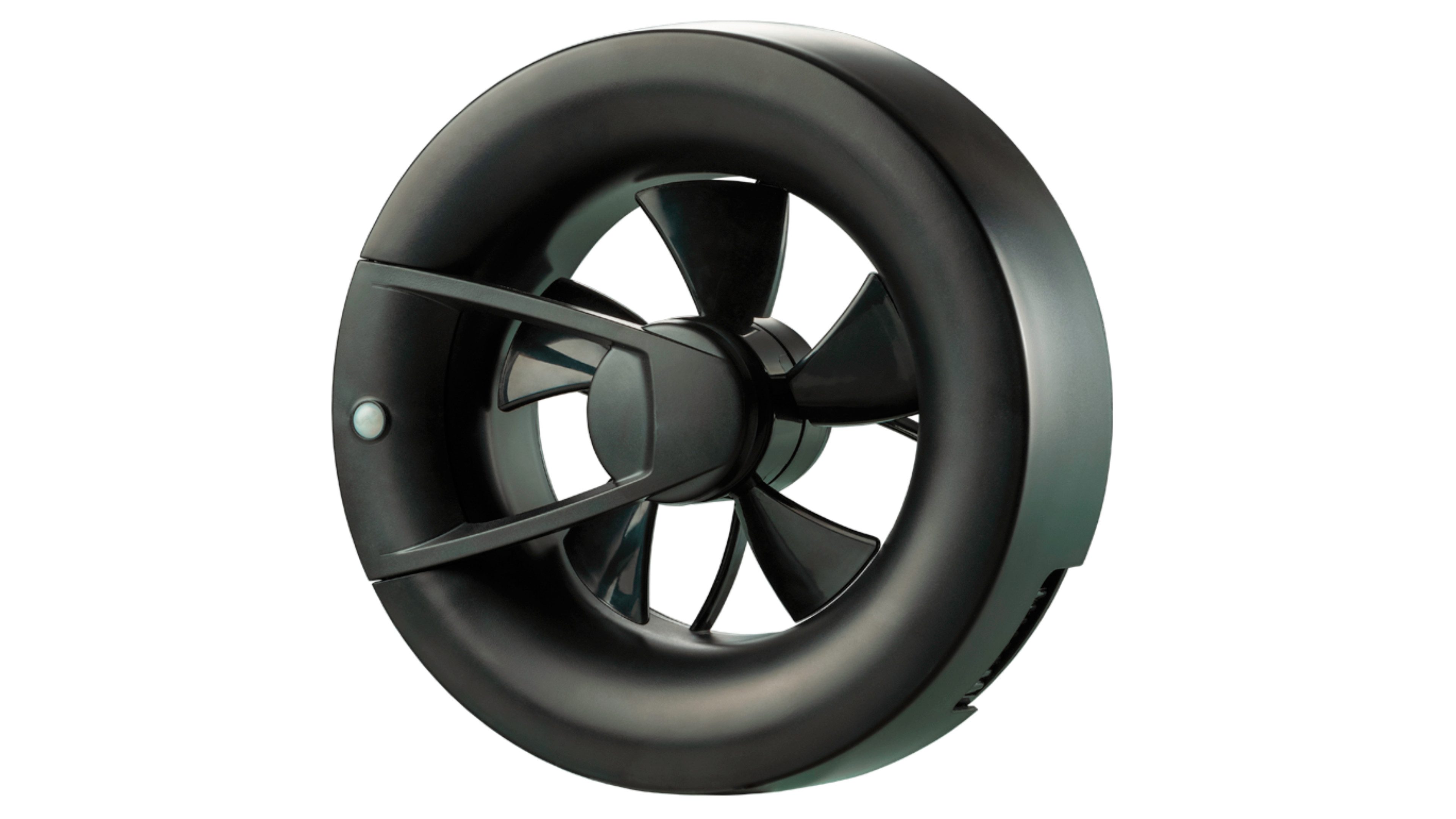 Vents Wandventilator Kleinraumventilator Arc Smart Schwarz 125, Per App steuerbar