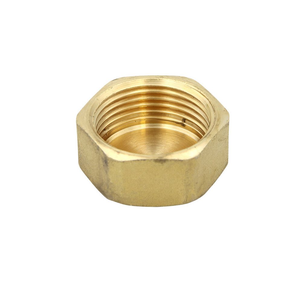 Thumbnail - General Fittins Gewindefitting Messing Kappe Endkappe 3/4 Zoll DN20 Verschlusskappe Fitting Deckel