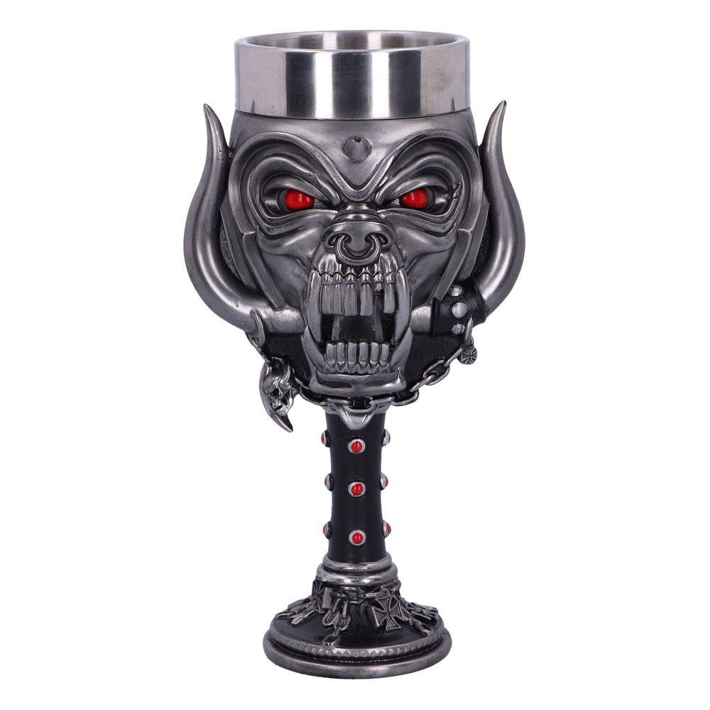 Nemesis Now Wildwood Kelch – Kunstharz Mit Edelstahleinsatz, 22 Cm, Grüner Mann Motiv, Dekorativ