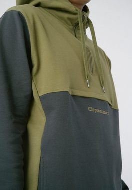 Cleptomanicx Kapuzensweatshirt Hooded Block im lässigen Color-Blocking-Stil