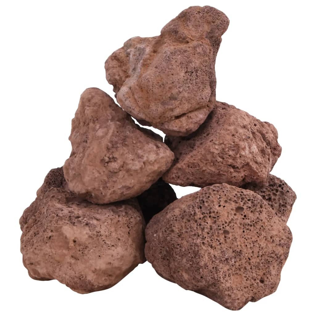 vidaXL Aquariendeko Lavagranulat 10 kg Rot 10-30 cm