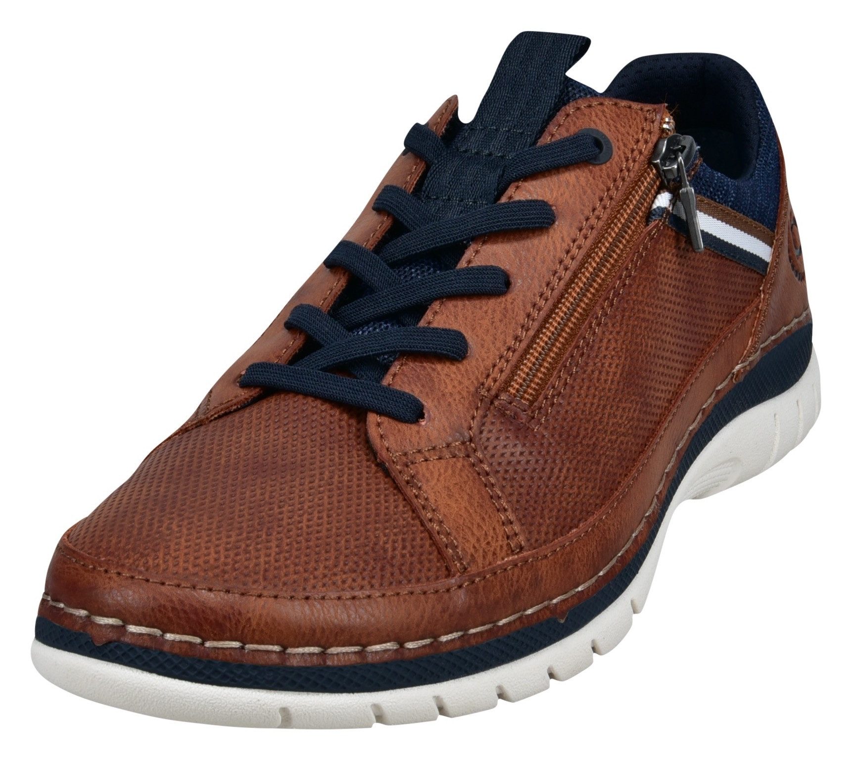 bugatti Slip-On Sneaker, Freizeitschuh, Halbschuh, Slipper mit Kontrast-Rah günstig online kaufen