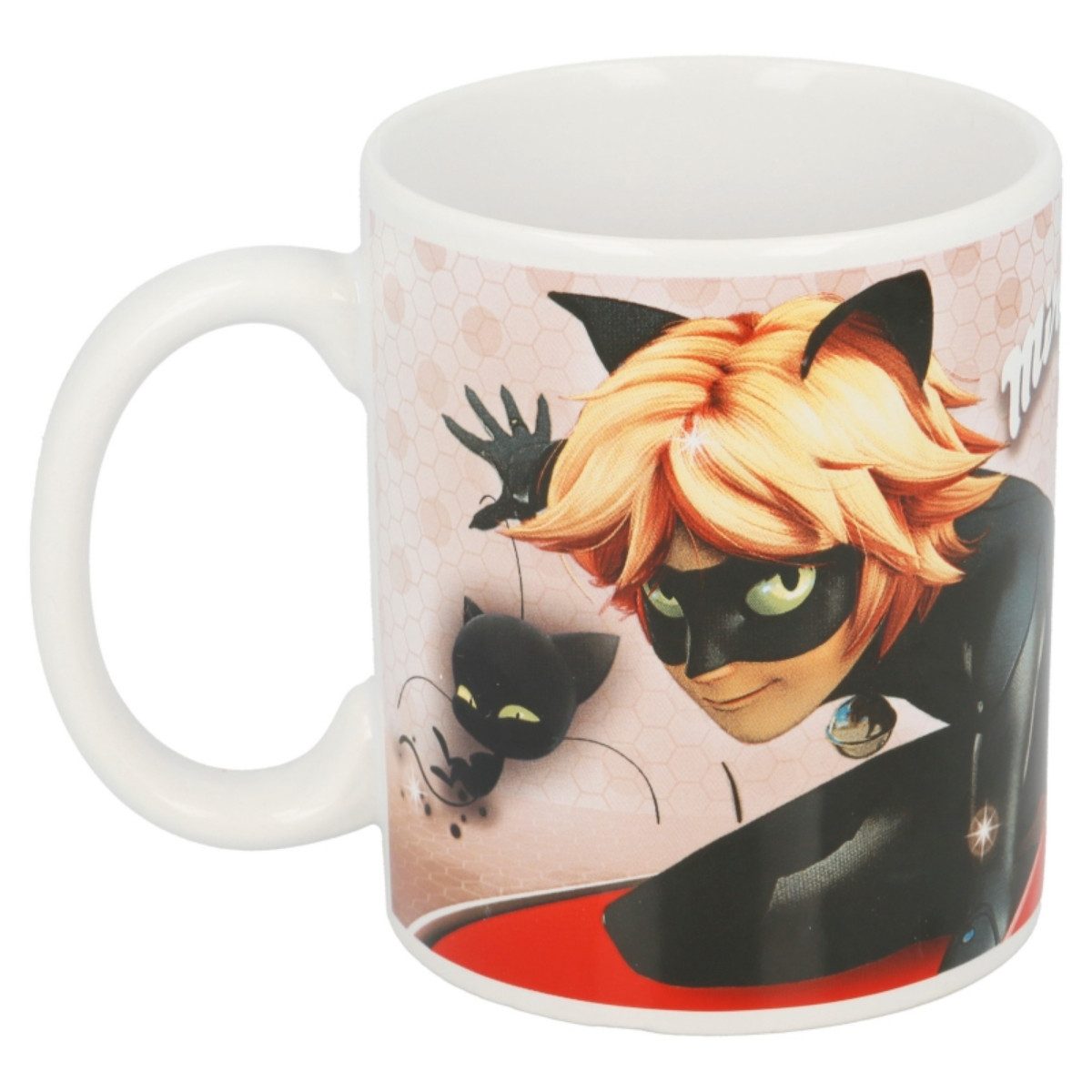 Storline Tasse Miraculous Ladybug Tasse 325ml Pinkcell im Geschenkset für Kinder, Keramik