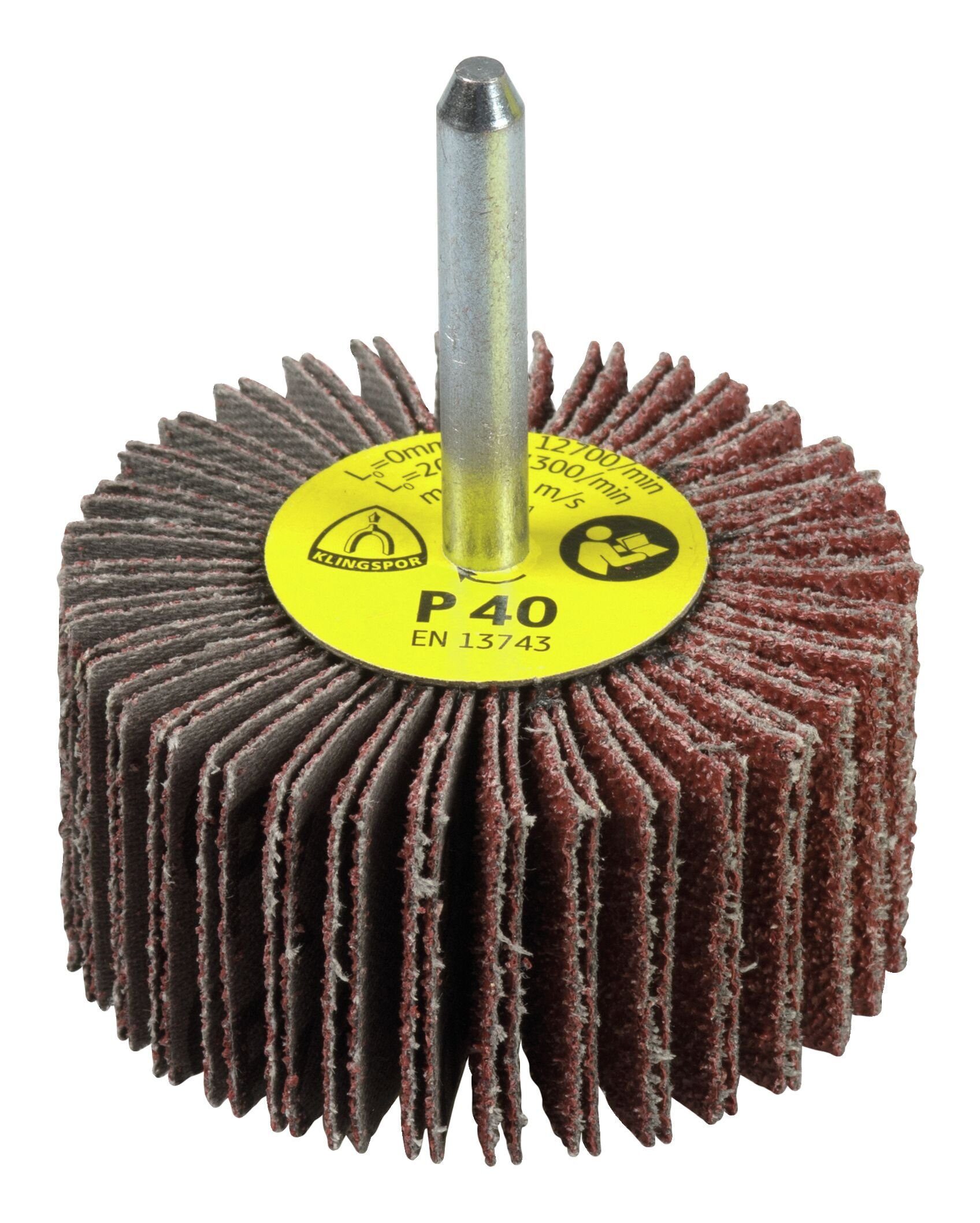 Klingspor Fächerschleifer, ø 30 mm, KM613 30 x 10 x 6 mm K 40