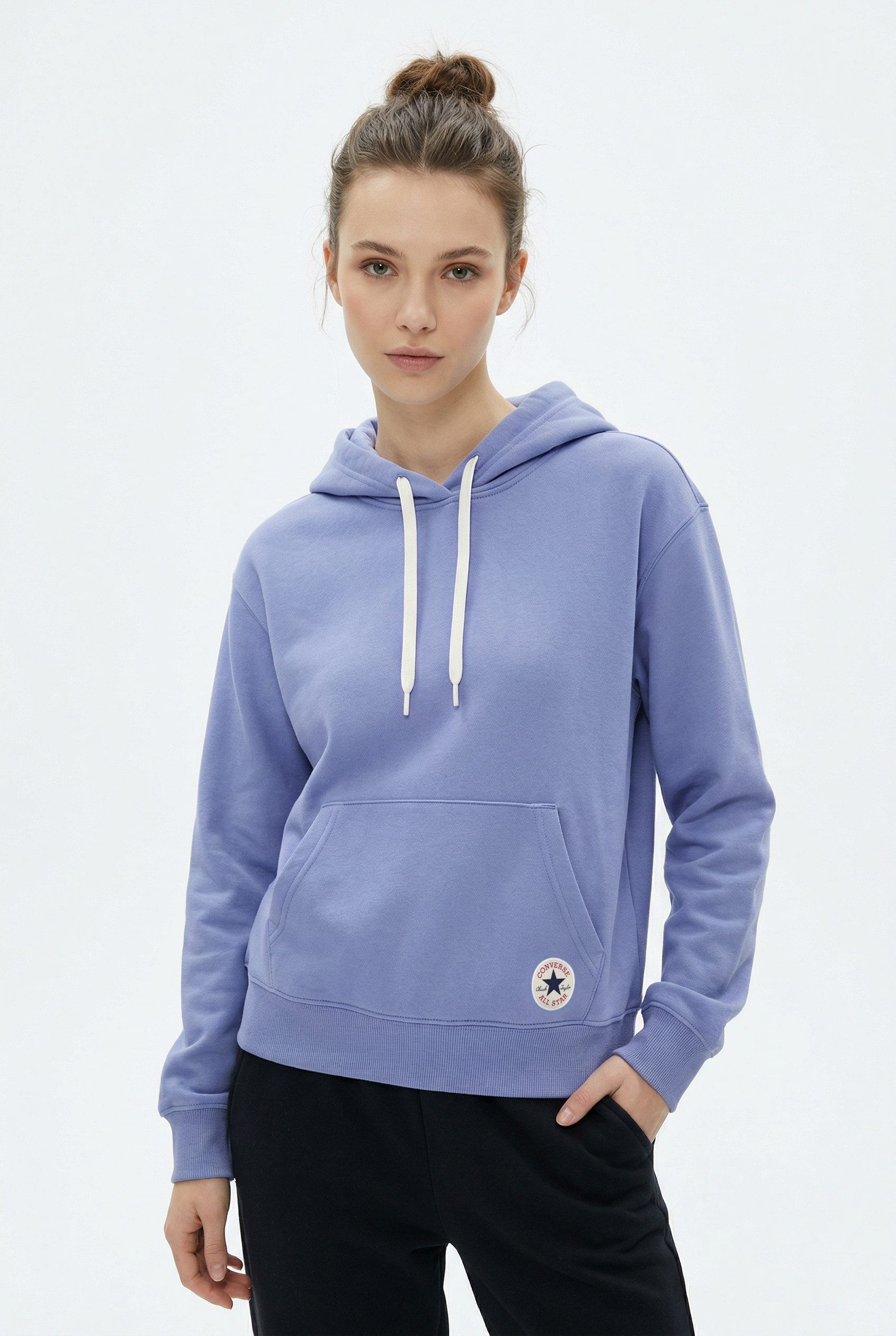 Converse Kapuzensweatshirt CHUCK PATCH HOODIE mit Kapuze, für sportliche Aktivitäten und Freizeit