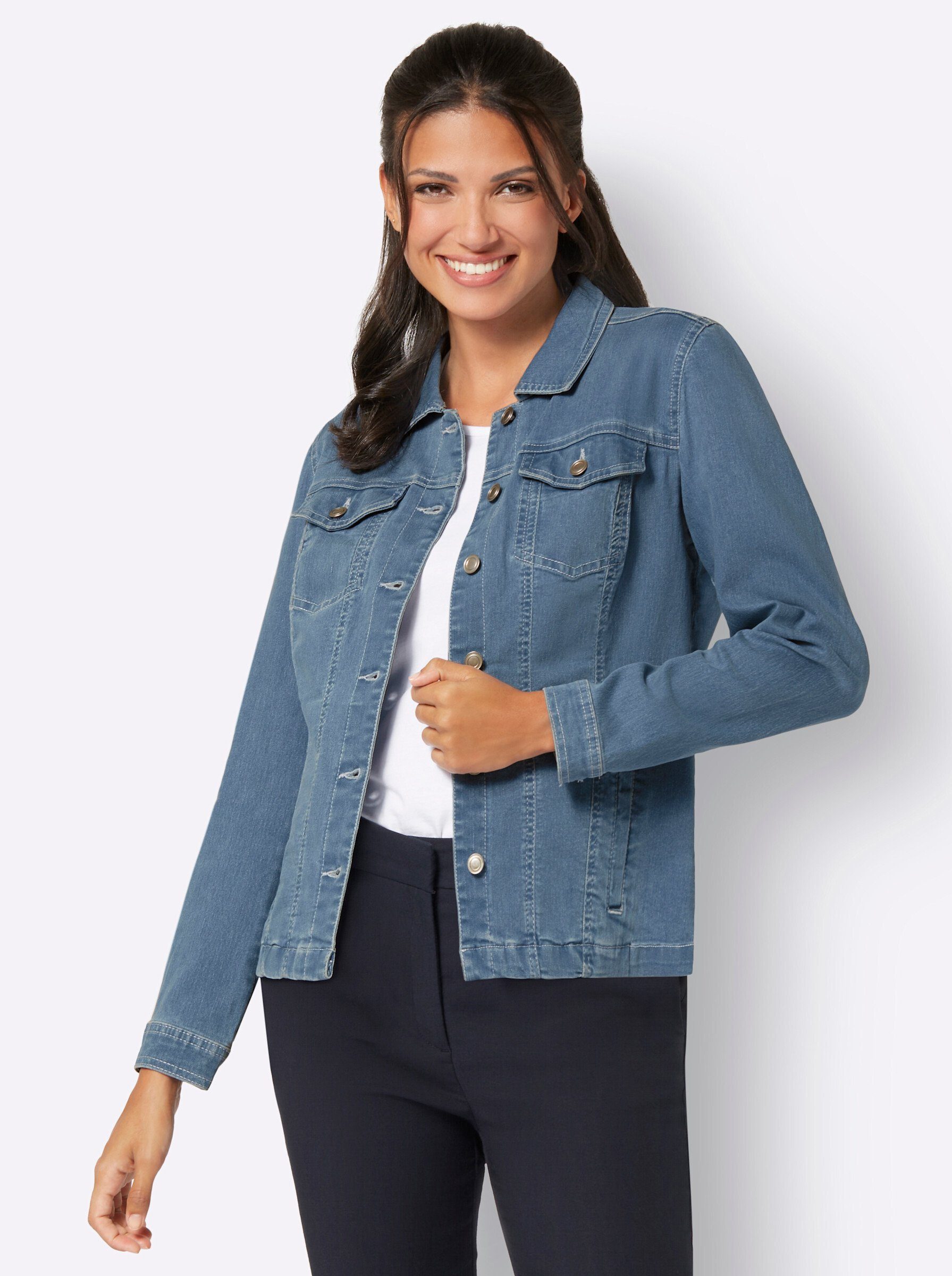 Sieh an! Allwetterjacke Jeansjacke . günstig online kaufen