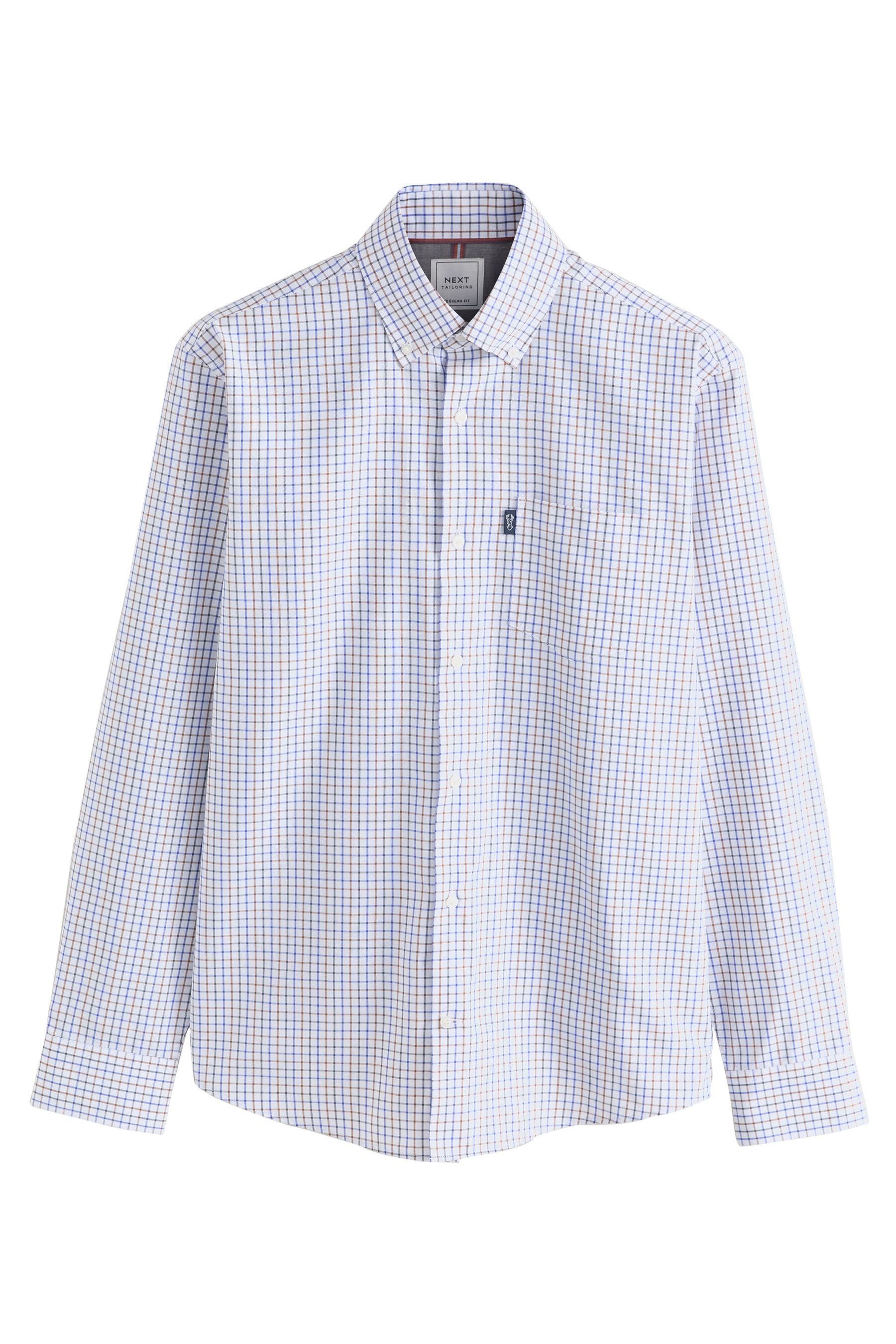 Langarmhemd Bügelleichtes Regular Fit Oxford-Button-down-Hemd