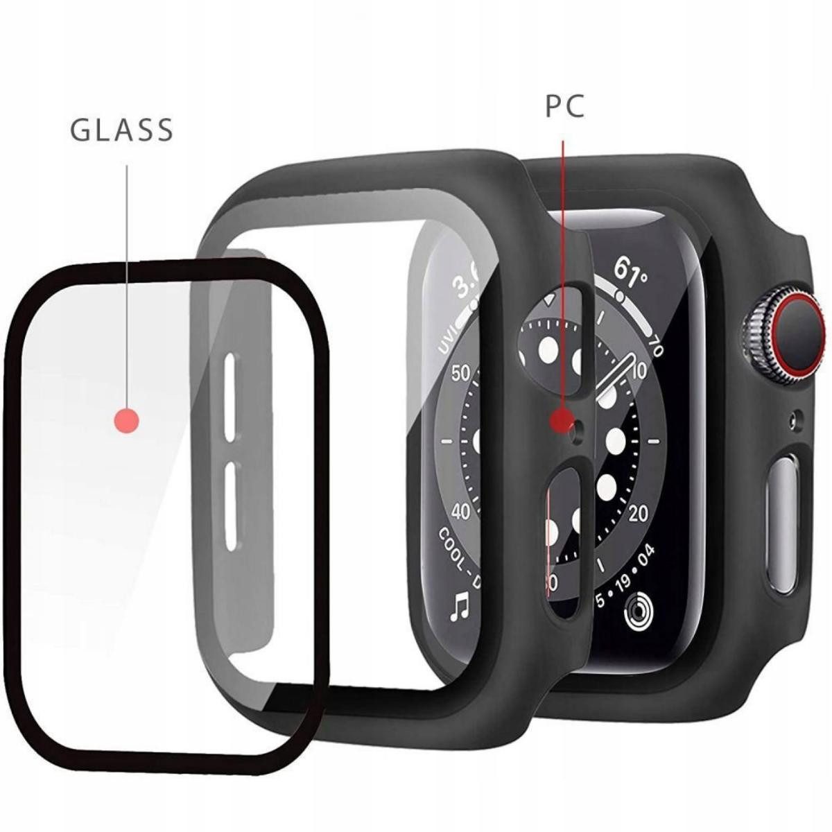 TECH PROTECT Smartwatch-Hülle Defense360 Kompatibel mit Apple Watch Ultra 2 (49 mm) Transparent