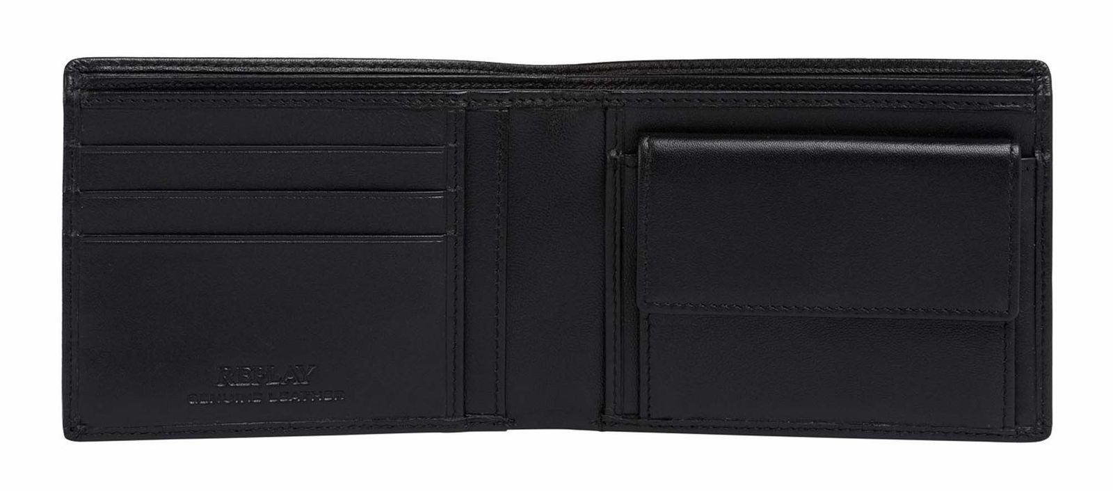 Replay Geldbörse Wallet, aus echtem Schafsleder mit RFID-Blocker Schutz günstig online kaufen