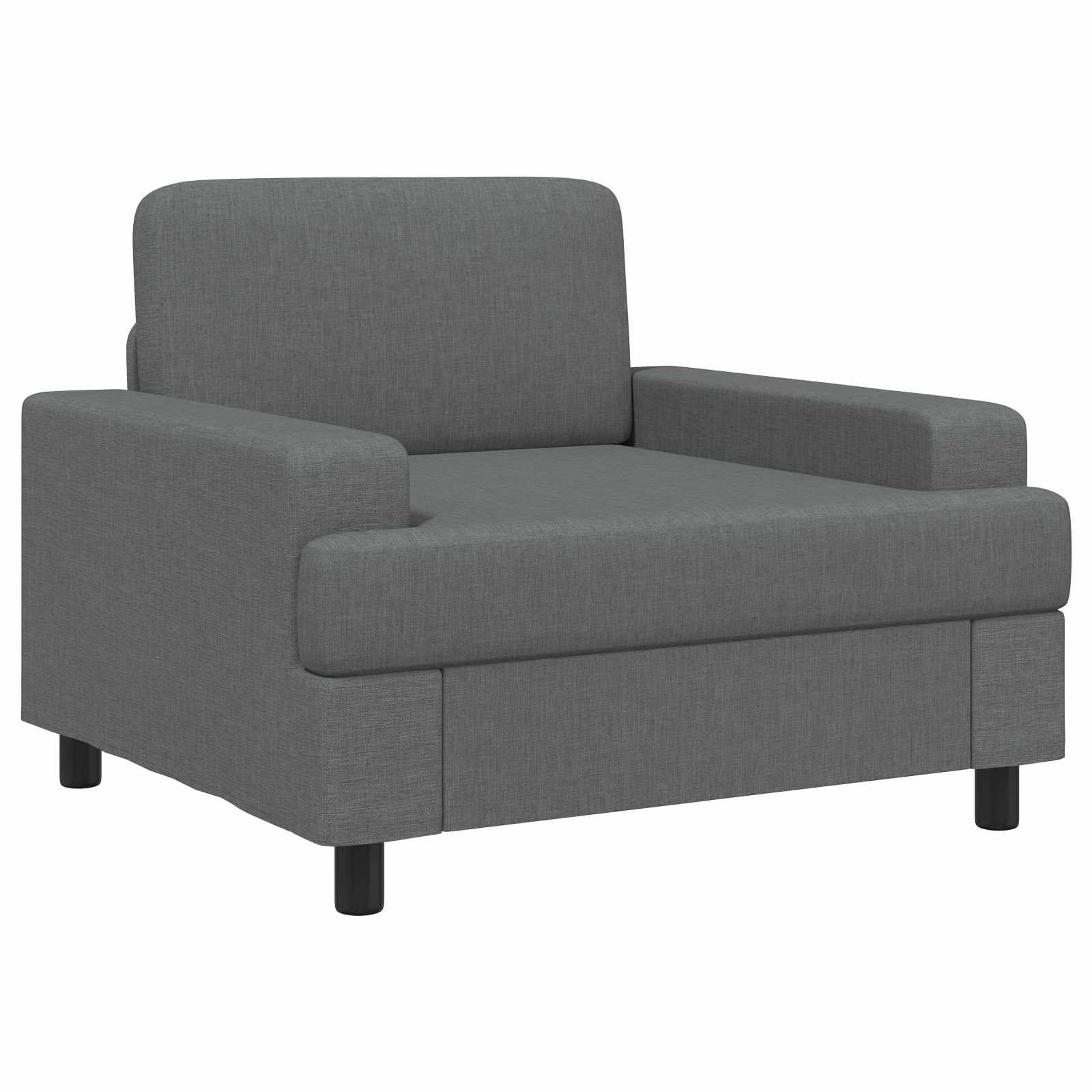 vidaXL Sessel Sessel Dunkelgrau Stoff (1-St)
