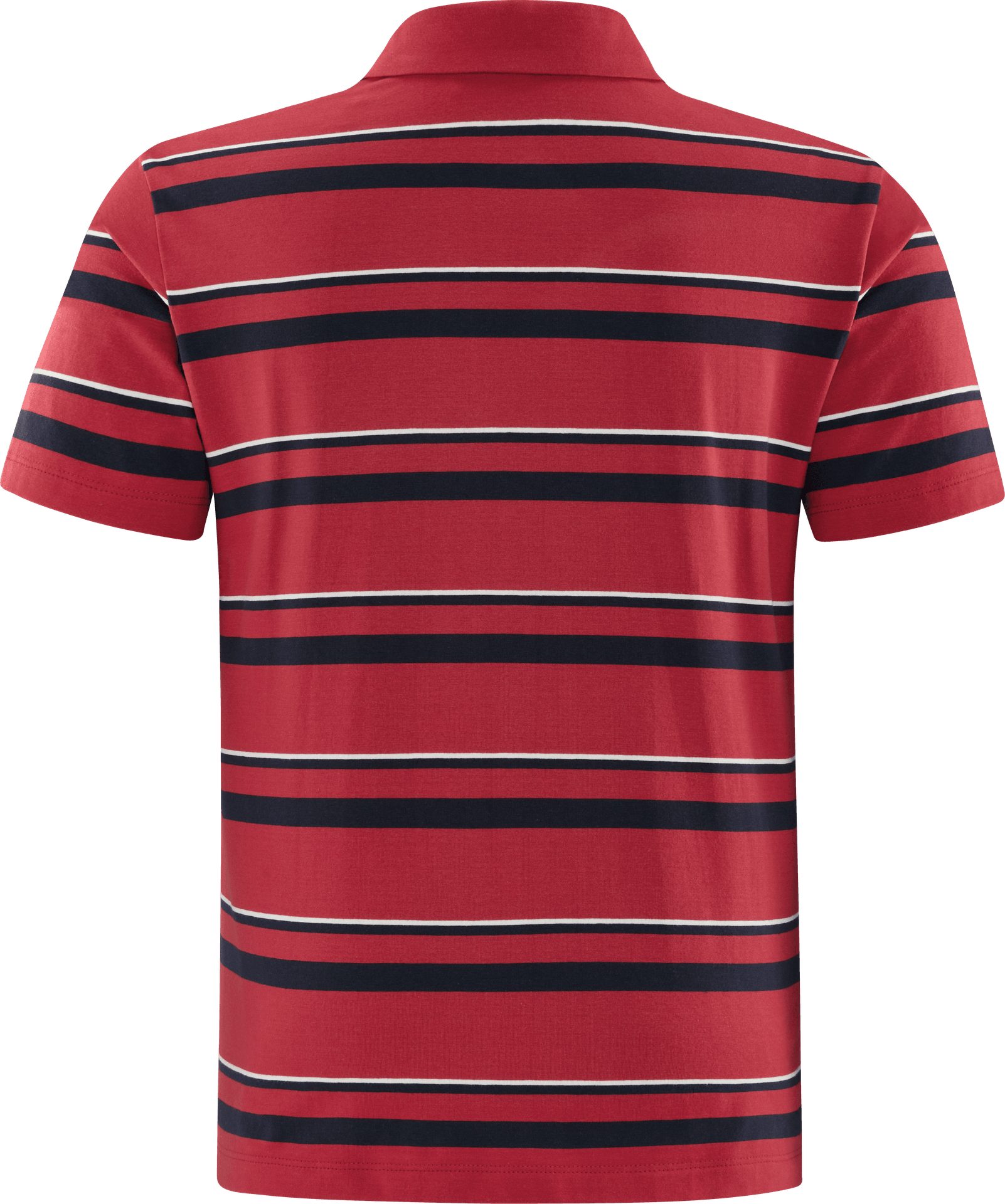 SCHNEIDER Sportswear Poloshirt RICKM-POLO Herren Kurzarm- Poloshirt rot/dunkelblau-gestreift