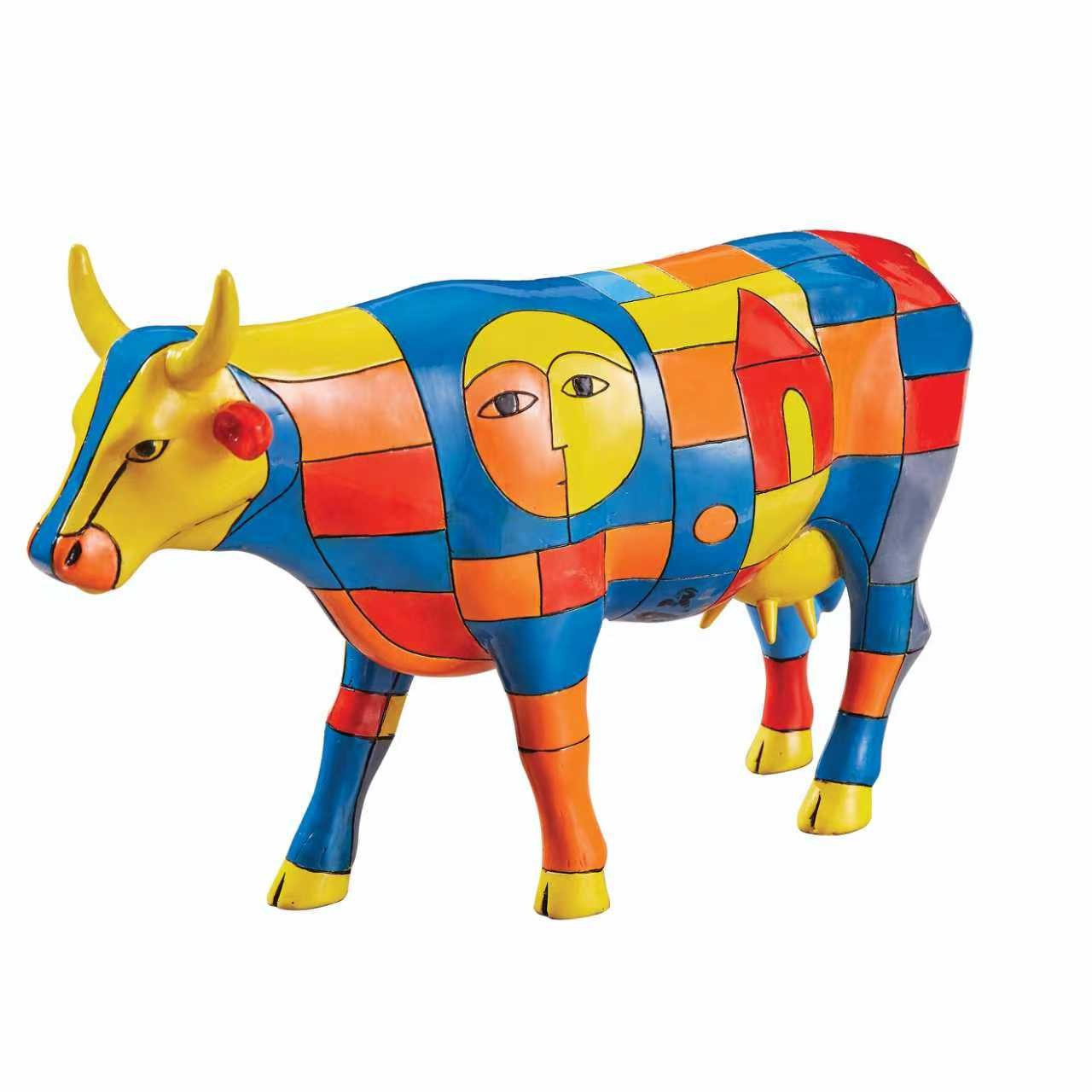 CowParade Dekofigur Chromatic Pastures Cow - Cowparade Kuh Large
