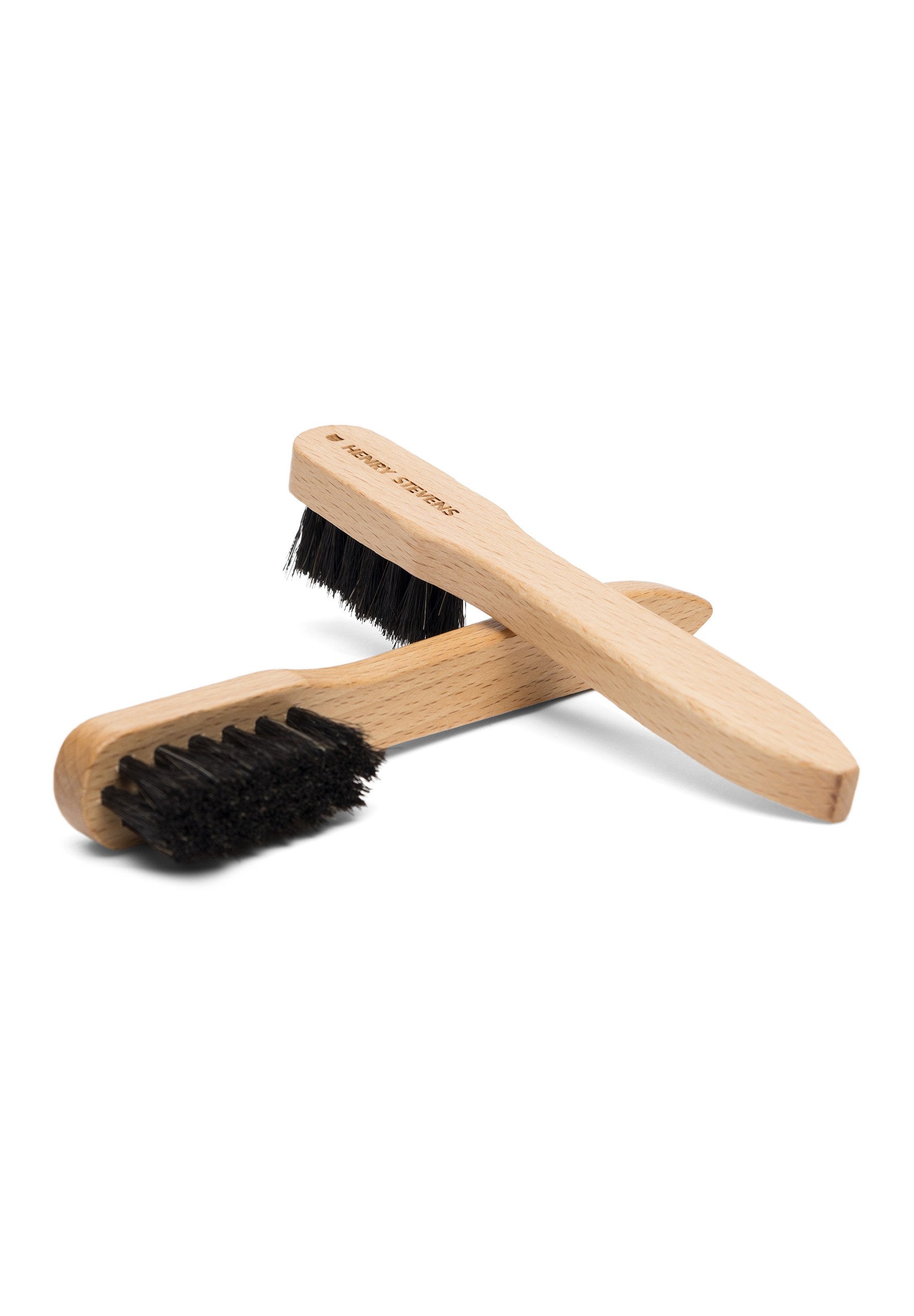 Henry Stevens Reinigungsbürste Rahmenbürste-Dunkel, Schuhe, (Packung, Schuhbürste)