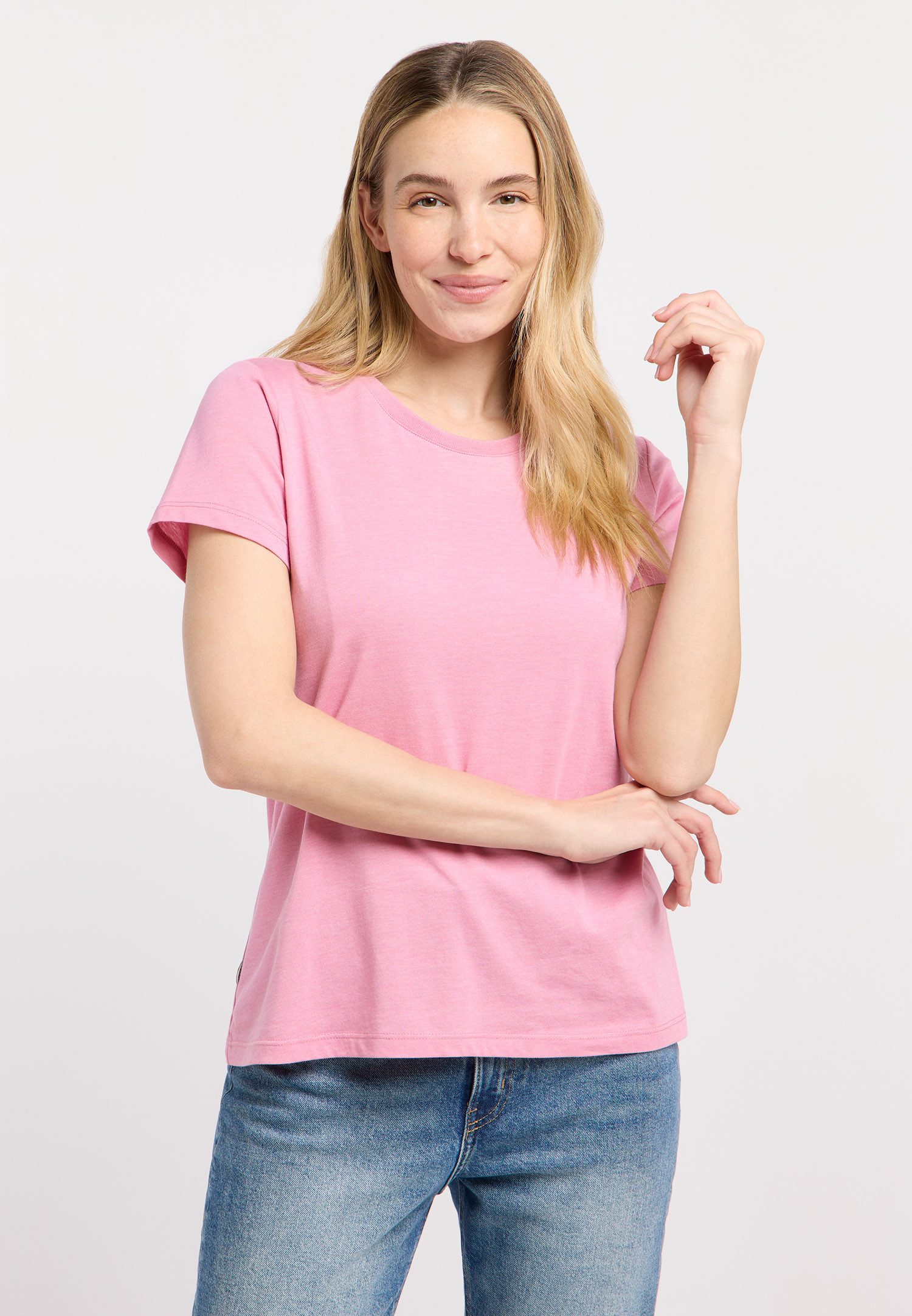 Ragwear Kurzarmshirt MINTTA Klassischer Fit aus Single Jersey mit softem Finish
