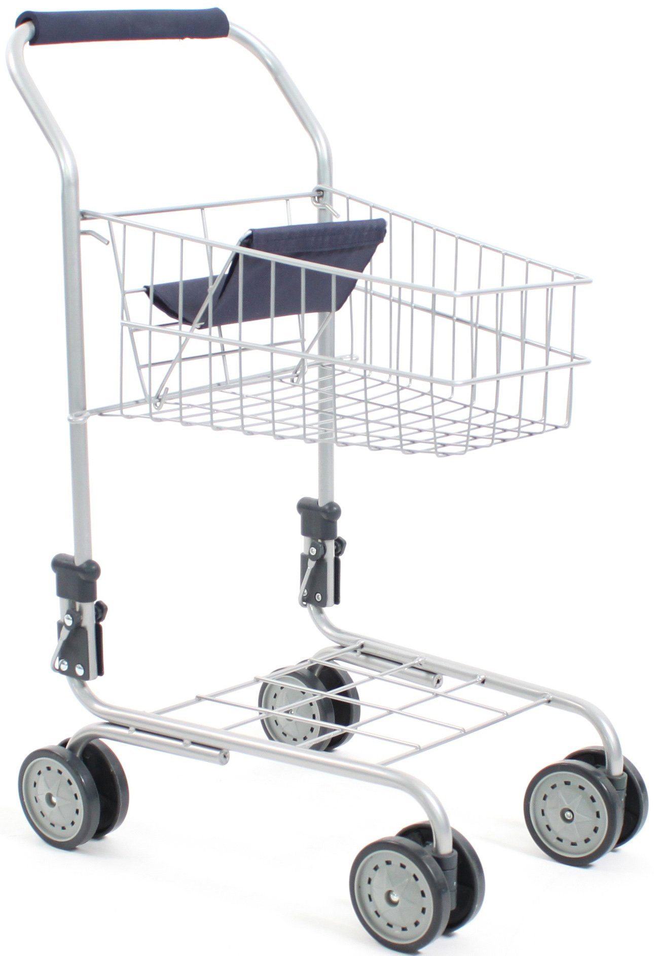 CHIC2000 Spiel-Einkaufswagen Navy Blue, mit Куклыsitz