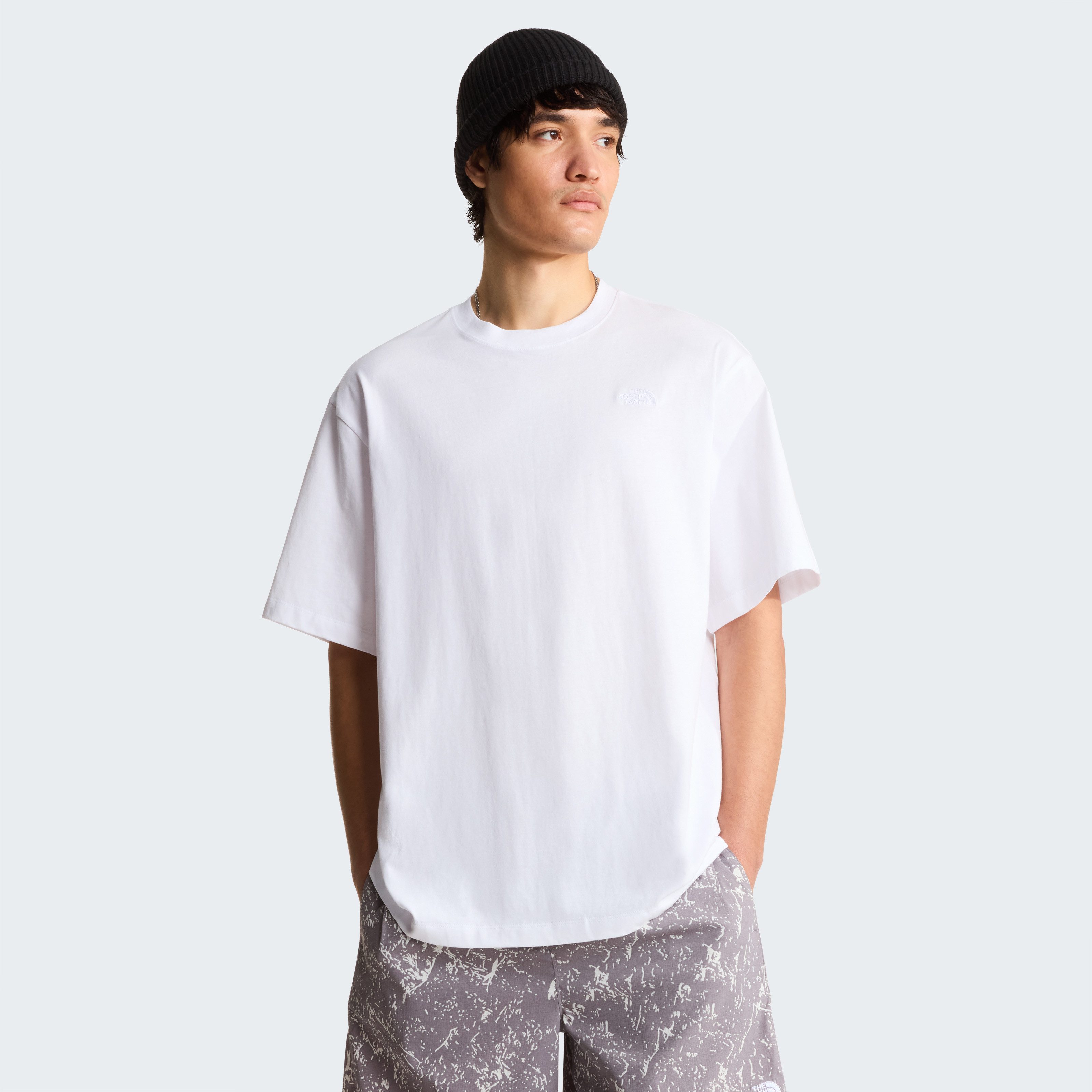 The North Face T-Shirt M TNF ESSENTIAL SIMPLE DOME OS SS TEE lockere Oversized-Passform, Kurzarm, für Alltag und Freizeit